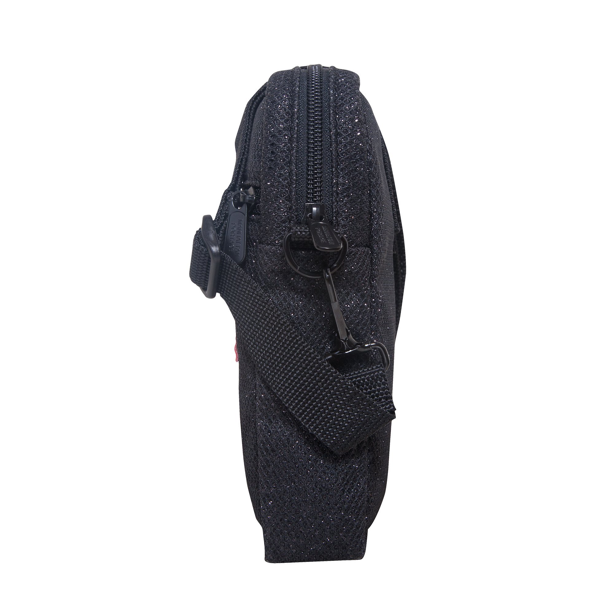Manhattan Portage City Lights Midnight Black Crossbody Bag - Stylish & Durable for Urban Commute, Travel & Everyday Use