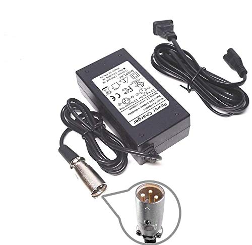 Yustda 24V 2A Electric Bike Battery Charger - Compatible with Schwinn AL1020 E-Bike Power Supply Cord & Mains PSU - Perfect for Home Charging & Outdoor Adventures