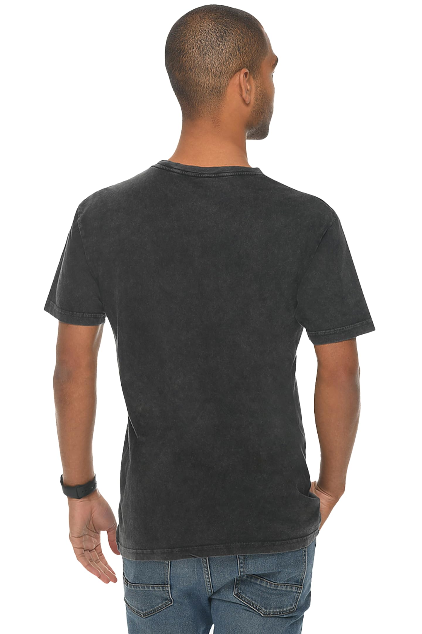Vintage Distressed Faded T-Shirt for Men - Soft Mineral Wash Hipster Tee - Perfect for Casual Wear, Street Style & Everyday Outfits