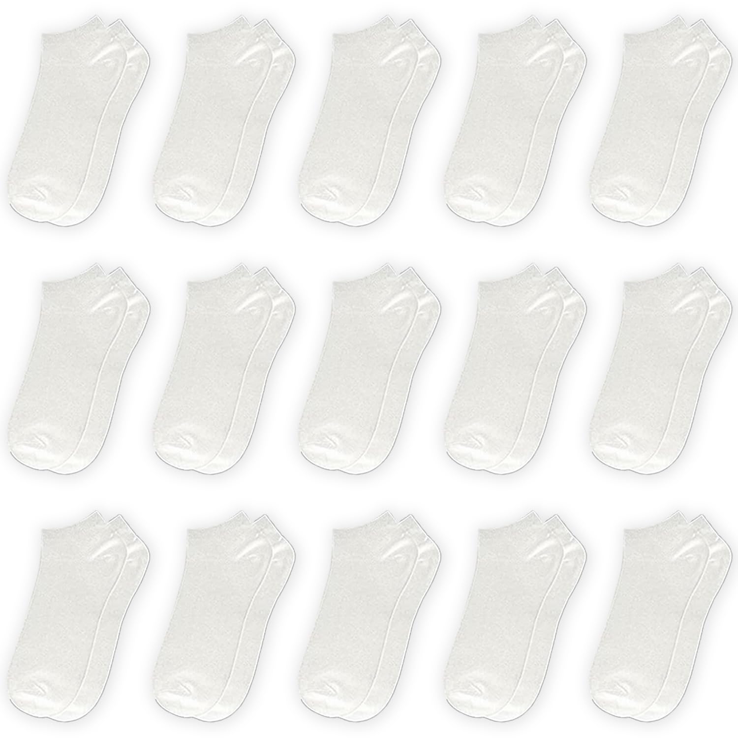 100 Pack Men's Ankle Socks - Size 10-13 Cotton Crew Socks (White & Black) - Bulk Pack for Daily Wear, Sports & Work - Breathable Comfort Socks for Hiking, Running & Casual Outfits