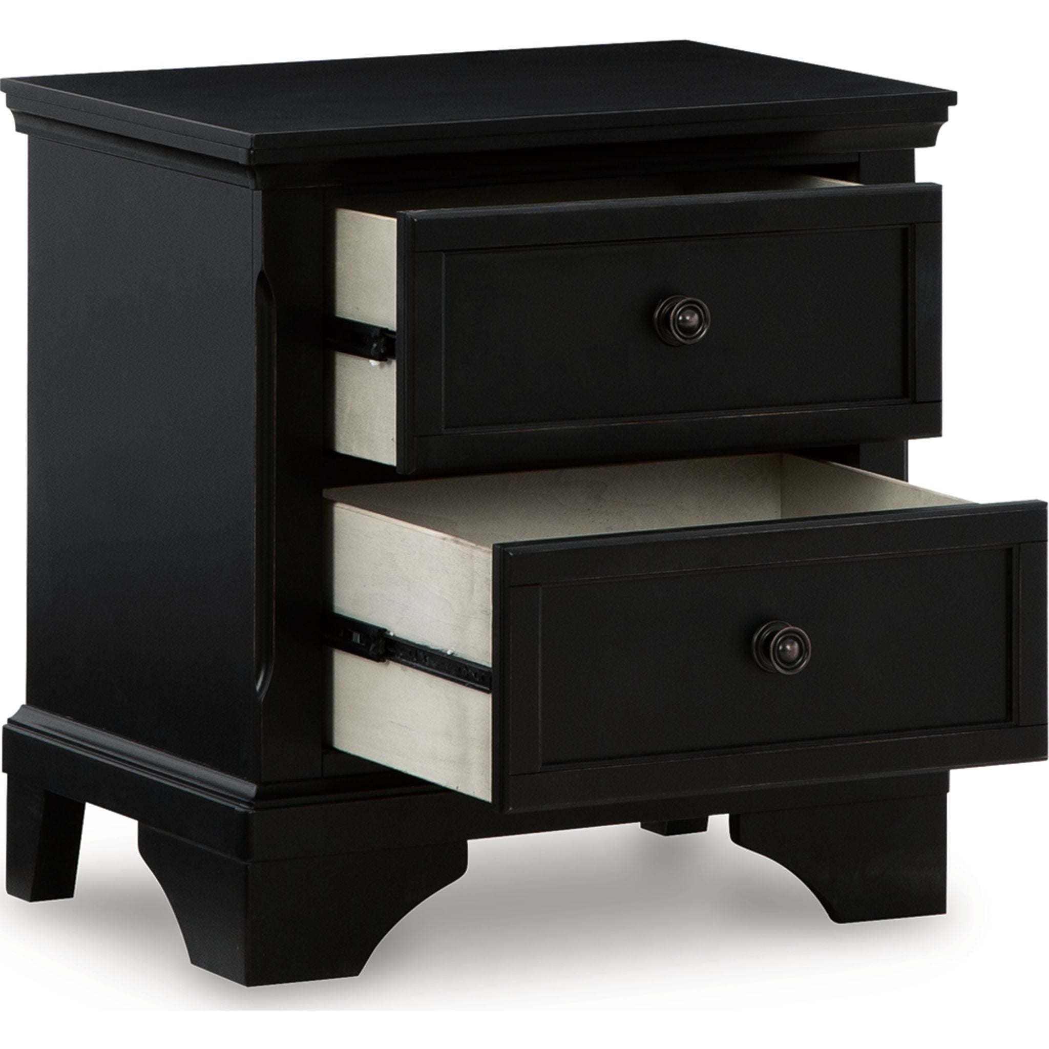 Modern Nightstand with USB Ports - Stylish Bedside Table for Bedroom, Living Room, or Office - Perfect for Charging Devices & Storage