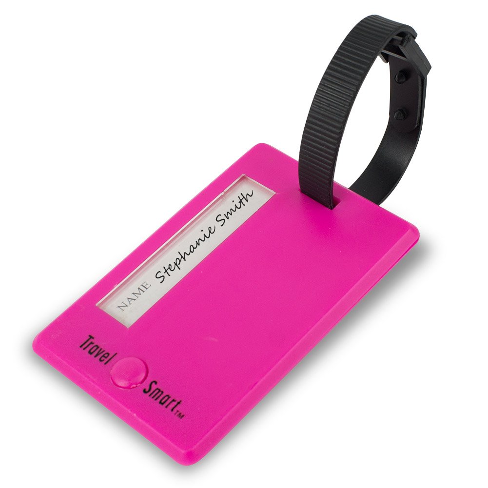 Travel Smart Swivel Luggage ID Tag - Durable & Customizable Baggage Identification for Airports & Business Trips