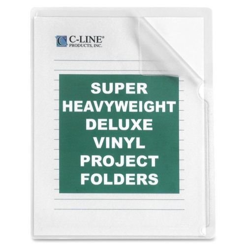 Wholesale CASE of 5 - C-Line Non-Glare Vinyl Project Folders, 11