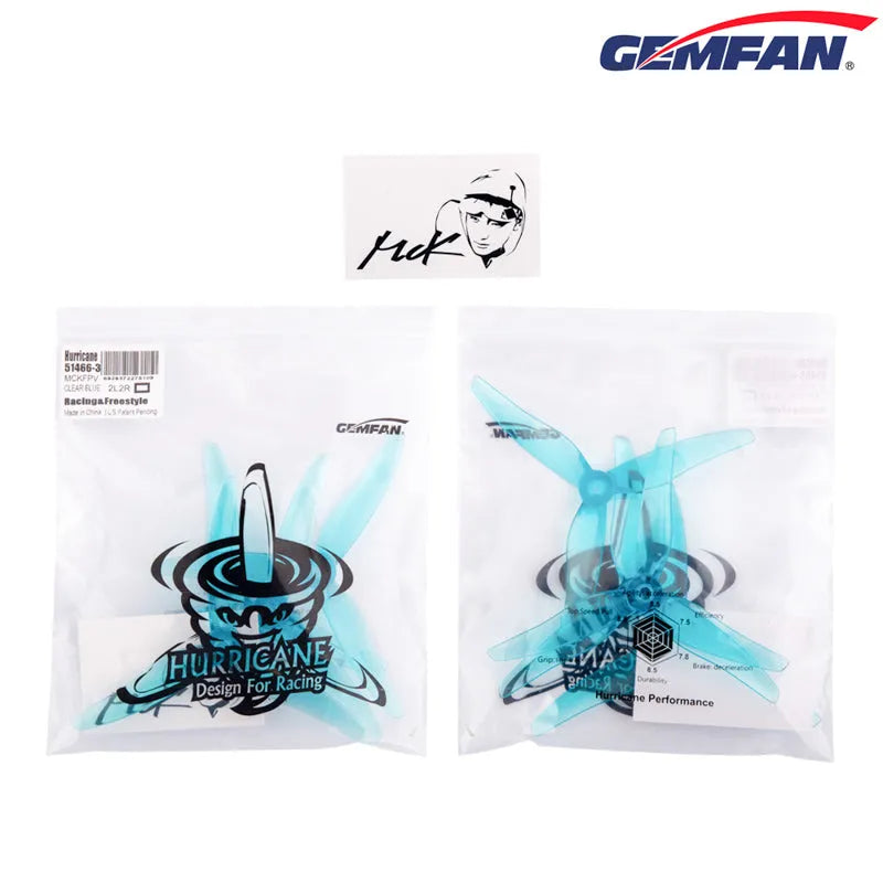 Gemfan Hurricane 51466 Propeller 8-Pack - High Performance Durable Drone Propellers for FPV Racing & Aerial Photography