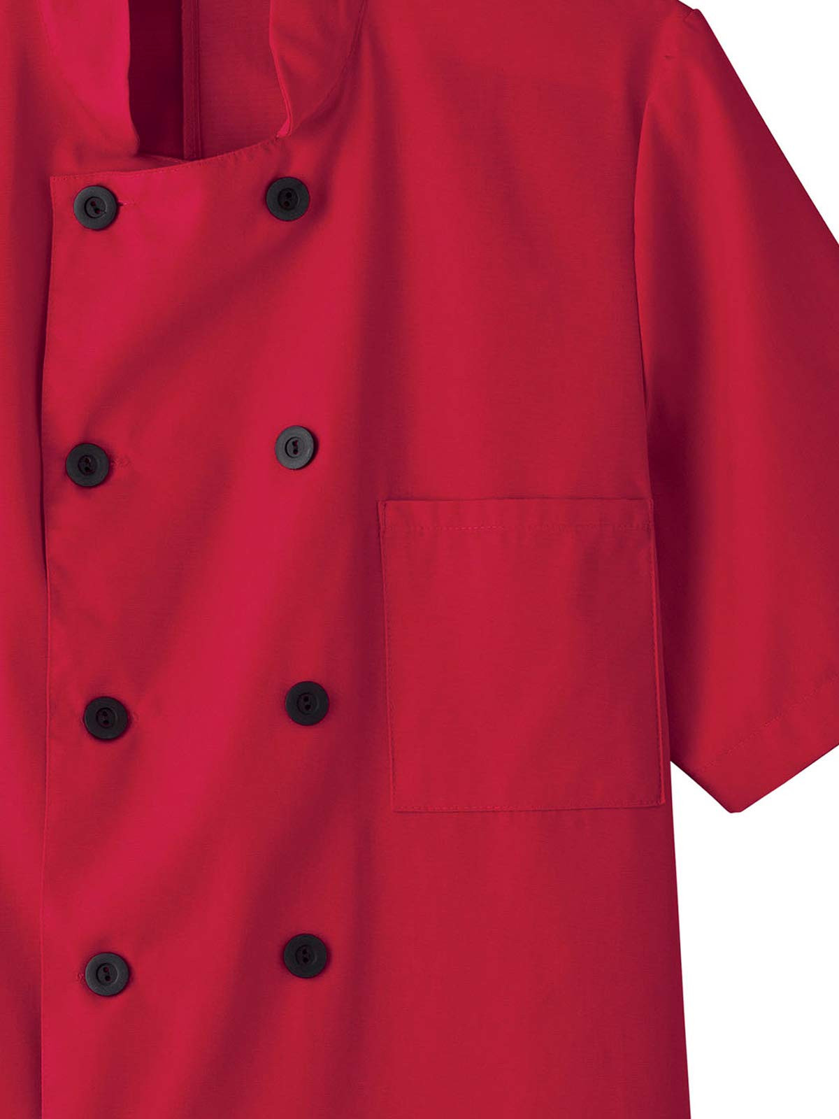 Five Star Chef Apparel 18025 Unisex Short Sleeve Chef Coat - Professional Kitchen Uniform for Cooking, Baking & Culinary Arts | Restaurant & Home Chef Wear