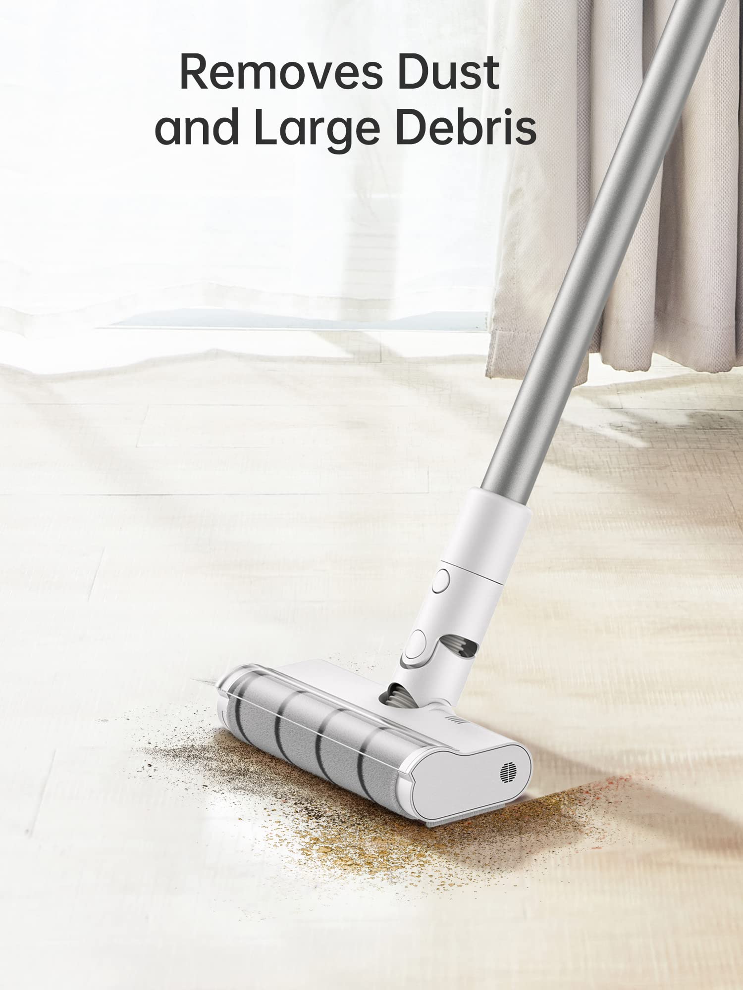 DREAME Soft Roller Power Brush for T10 Cordless Vacuum Cleaner - Gentle Hard Floor & Surface Cleaning | Perfect for Hardwood, Tile & Laminate Floors