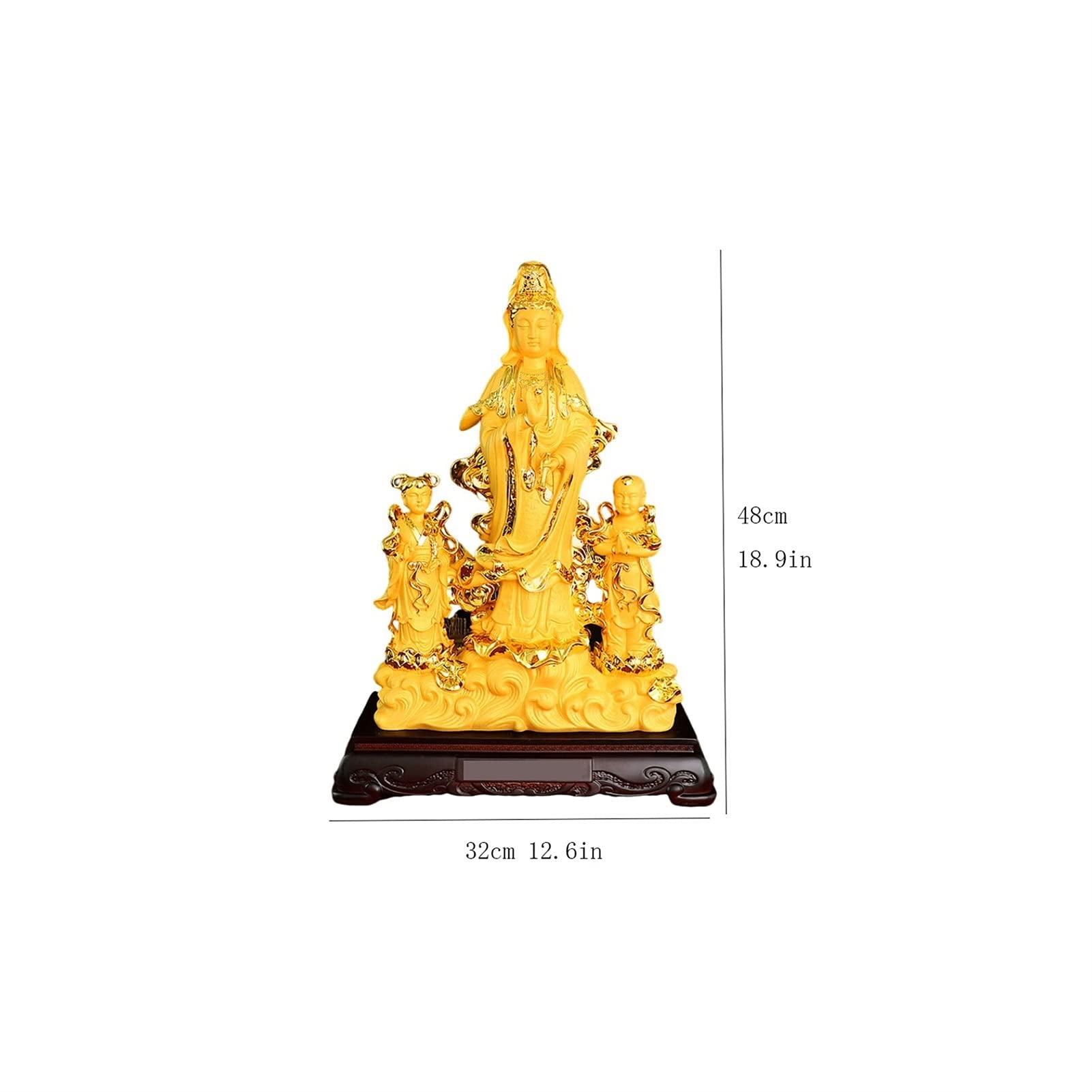 Meditating Buddha Statue - Handcrafted Resin Zen Sculpture for Home, Garden & Patio Decor | Indoor & Outdoor Buddhist Figurine | Perfect for Meditation Spaces, Yoga Rooms & Asian-Themed Landscaping