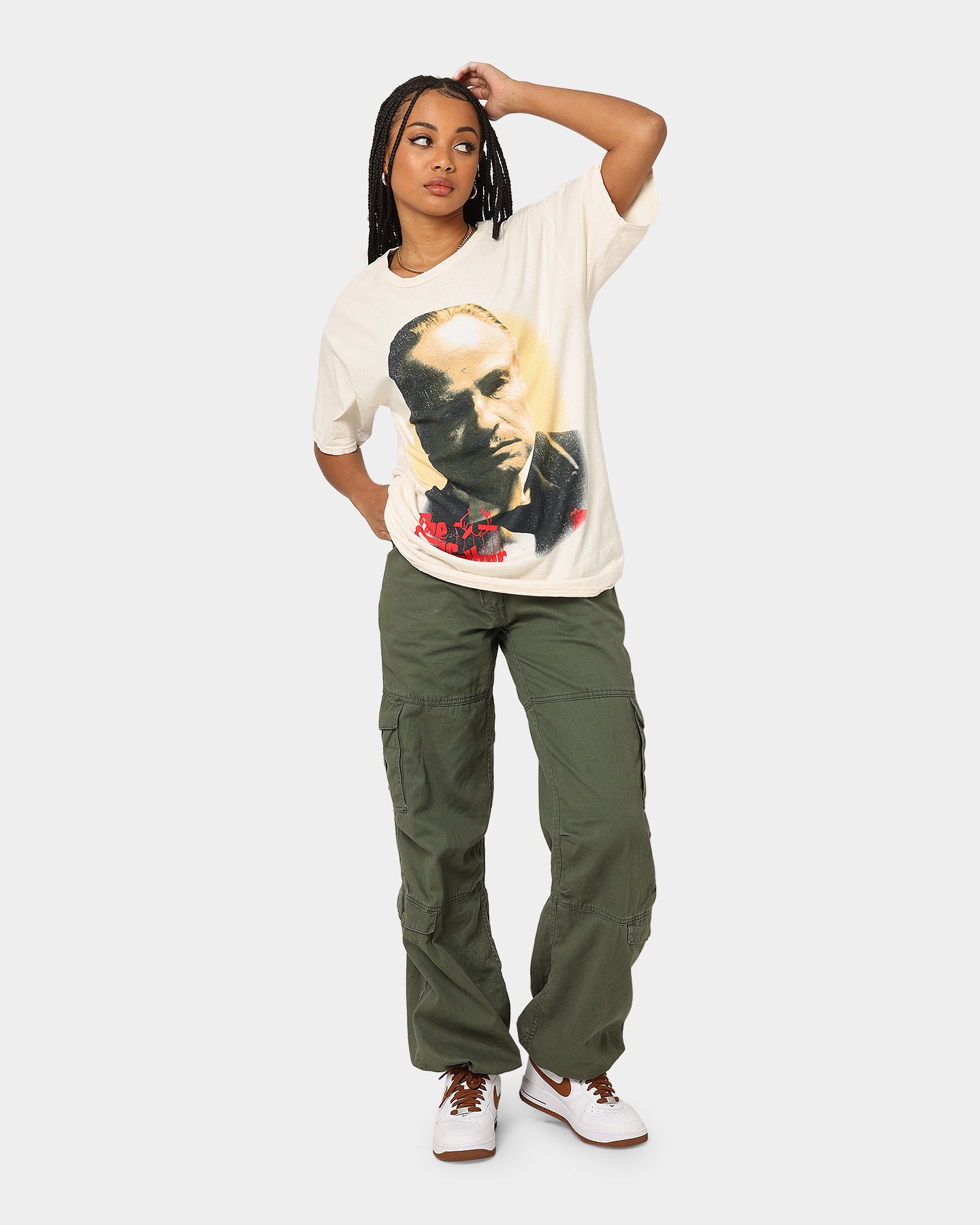 The Godfather Vintage T-Shirt - Off White | American Thrift | Movie Fan Gift, Casual Wear & Cosplay