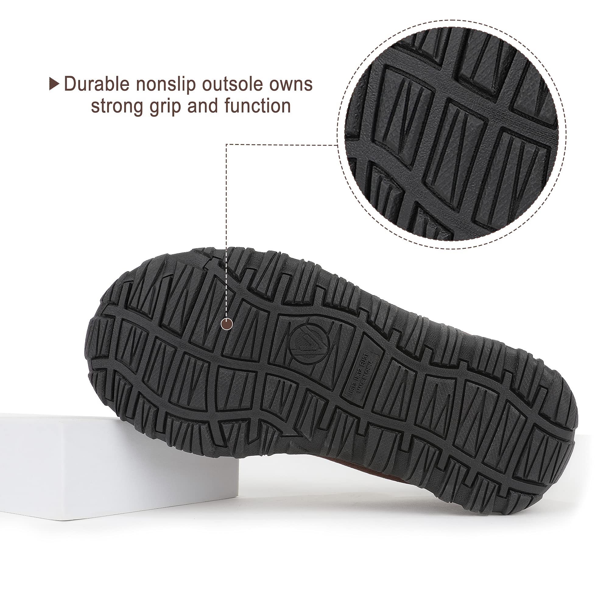 **Boys & Girls Memory Foam Moccasin Slippers - Non-Slip Indoor/Outdoor House Shoes for Kids - Perfect for Home, School & Playtime**