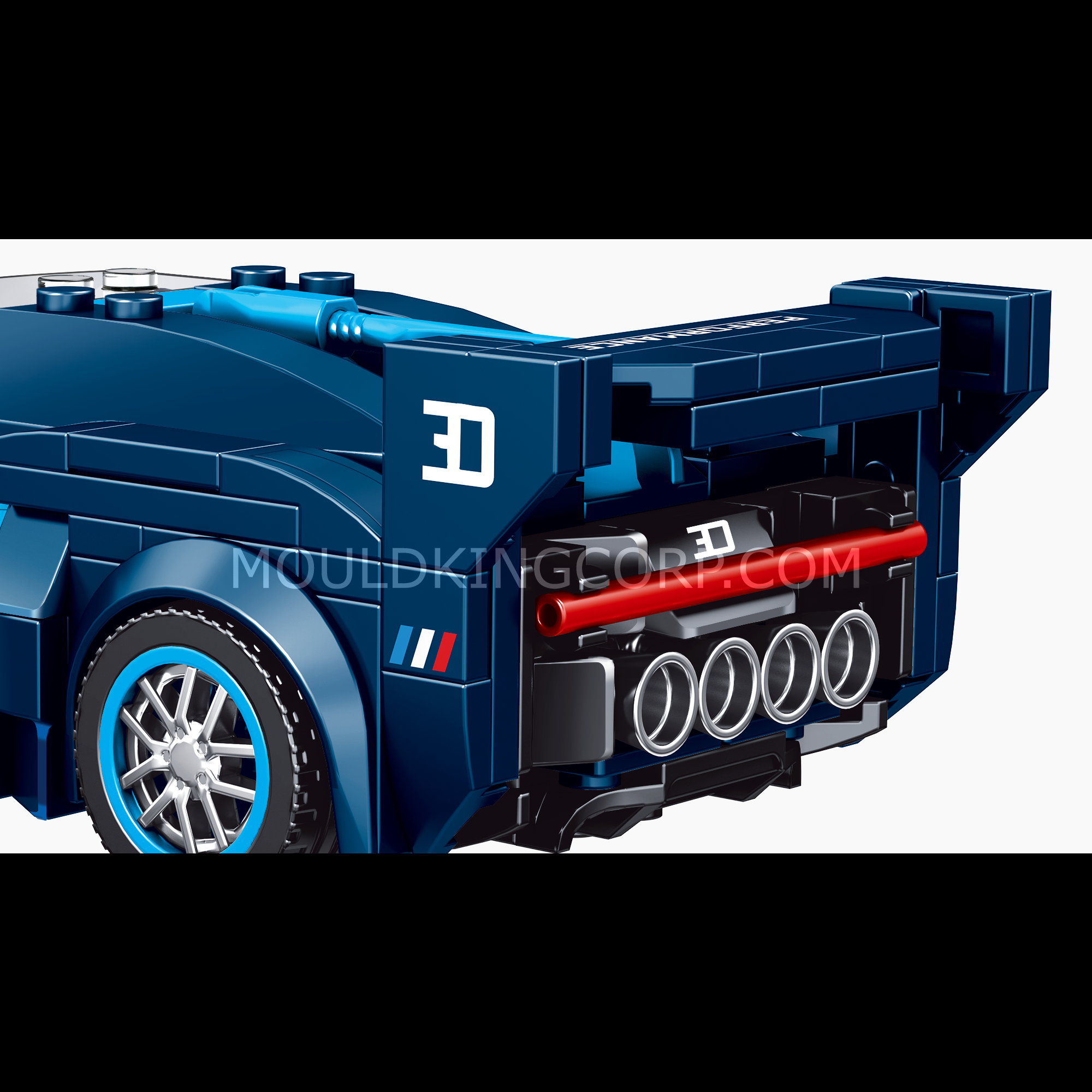 Mould King 27001 The Vision GT Mini Sports Car Building Set - 336 PCS DIY Model Kit for Adults & Teens - Perfect for Home Decoration, Gift Giving & Car Enthusiast Collections