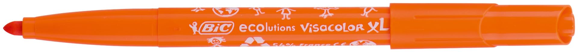 BIC Kids Visacolor XL Colouring Pens - 144 Pack Bulk Classroom Supplies for Arts & Crafts, School Projects, and Creative Drawing Activities