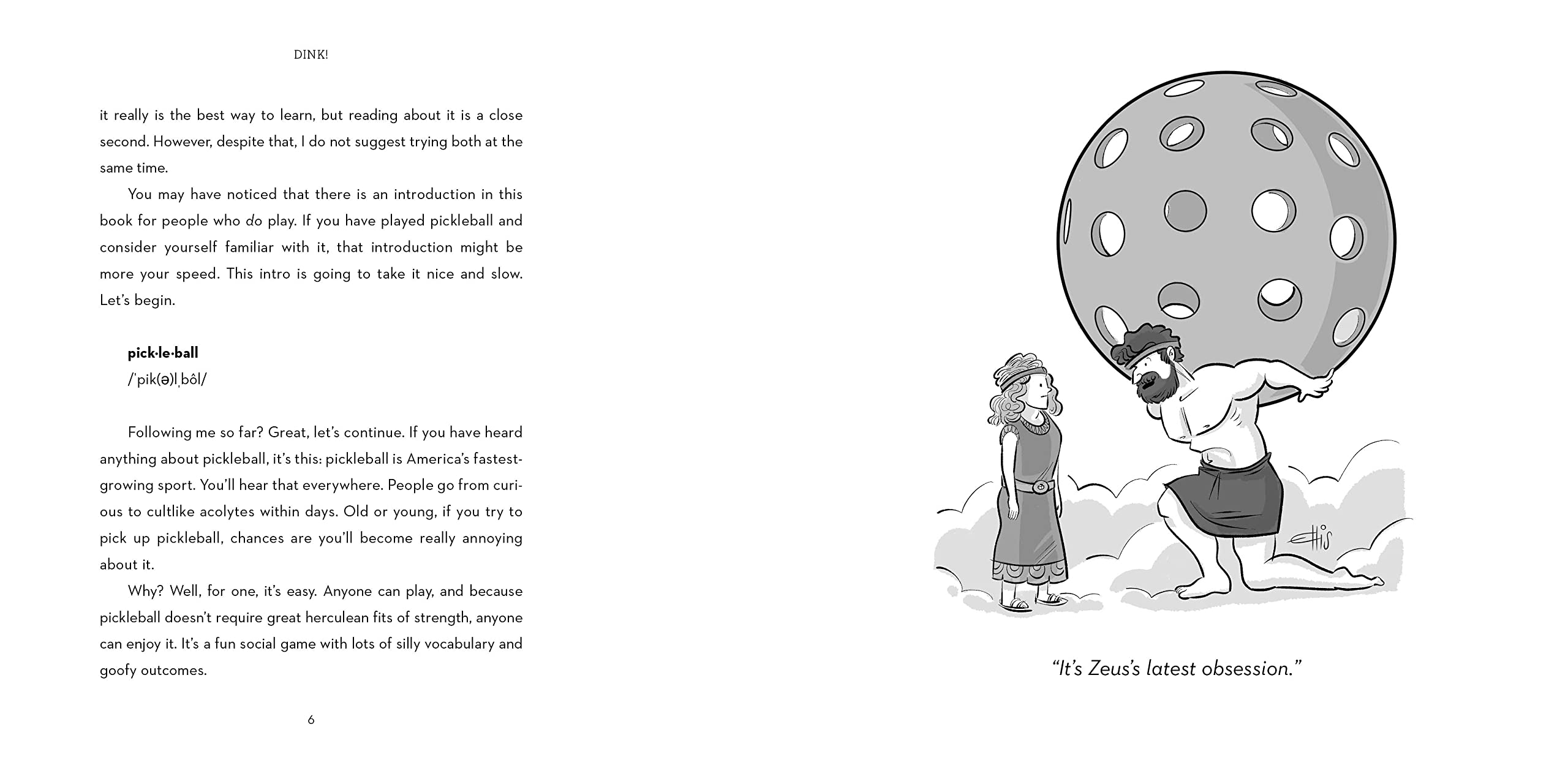 Dink!: Fun Pickleball Facts, Myths & Cartoons - Perfect for Players, Fans & Gifts