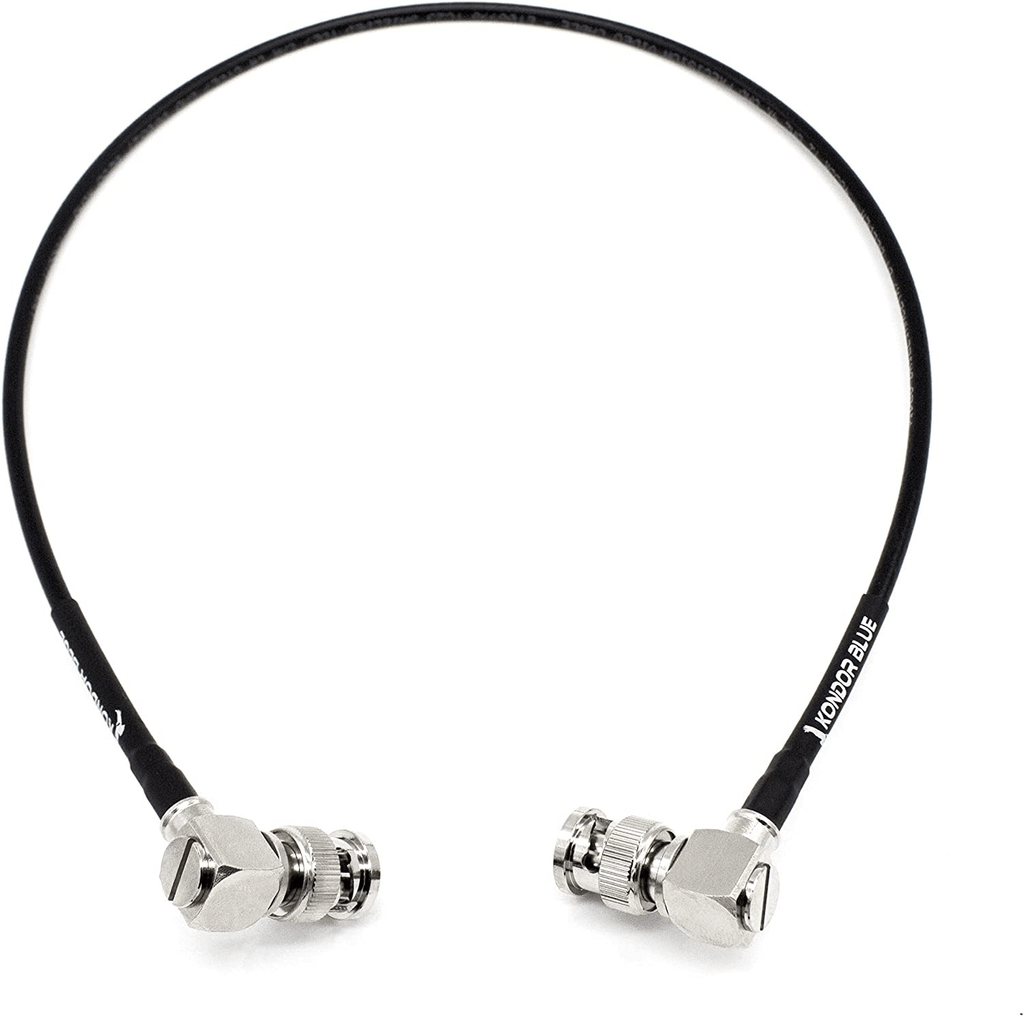 Kondor Blue 12G SDI Cable for 4K60 Video - 22ft Straight Connector for Camera Monitors & Transmitters - Perfect for Live Streaming, Broadcast & Studio Production