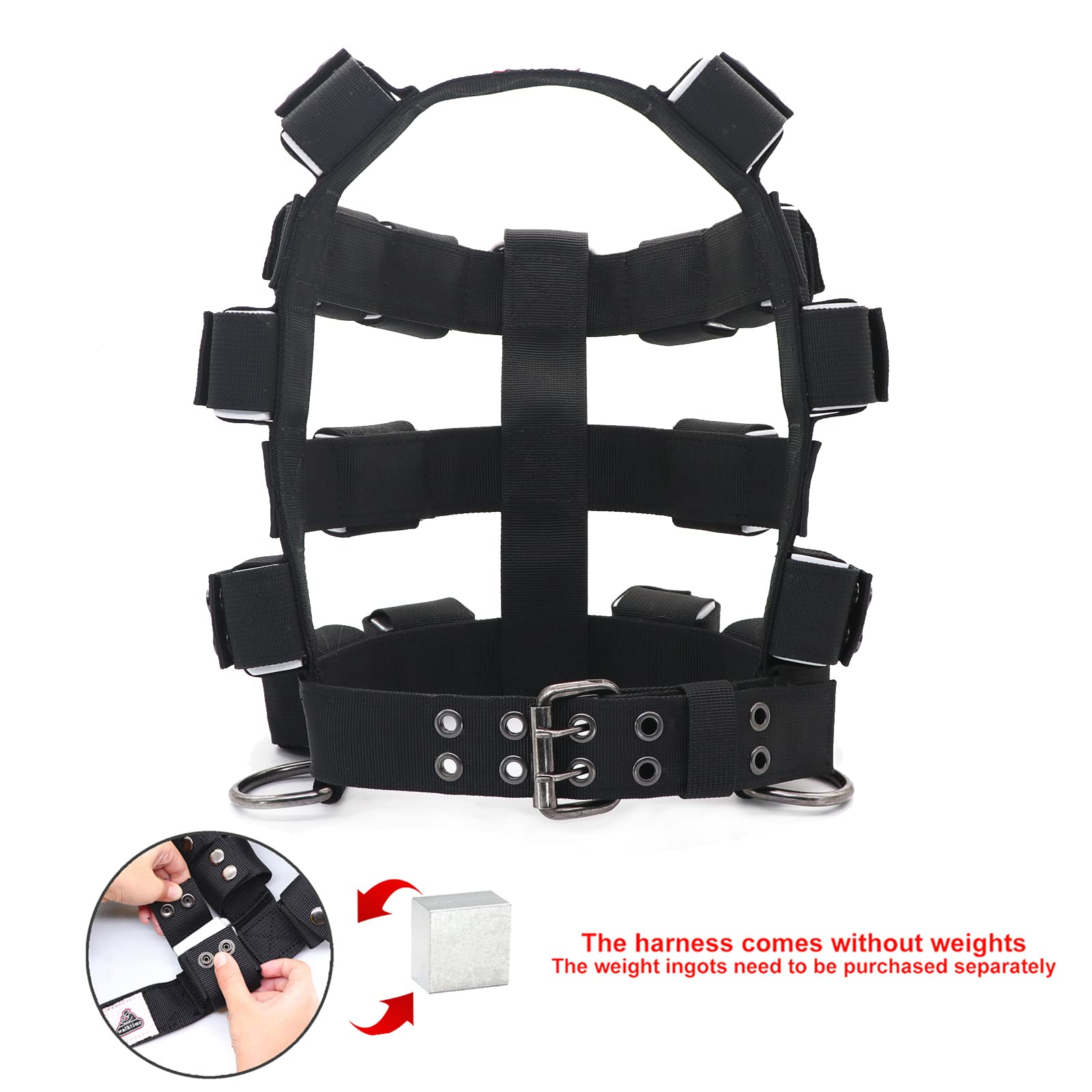 Adjustable Weighted Dog Vest Harness for Small, Medium & Large Breeds - No Pull Tactical Harness with Pockets for Pit Bulls | Weight Loss, Exercise, Walking & Muscle Training | Perfect for Outdoor Adventures, Training Sessions & Daily Walks