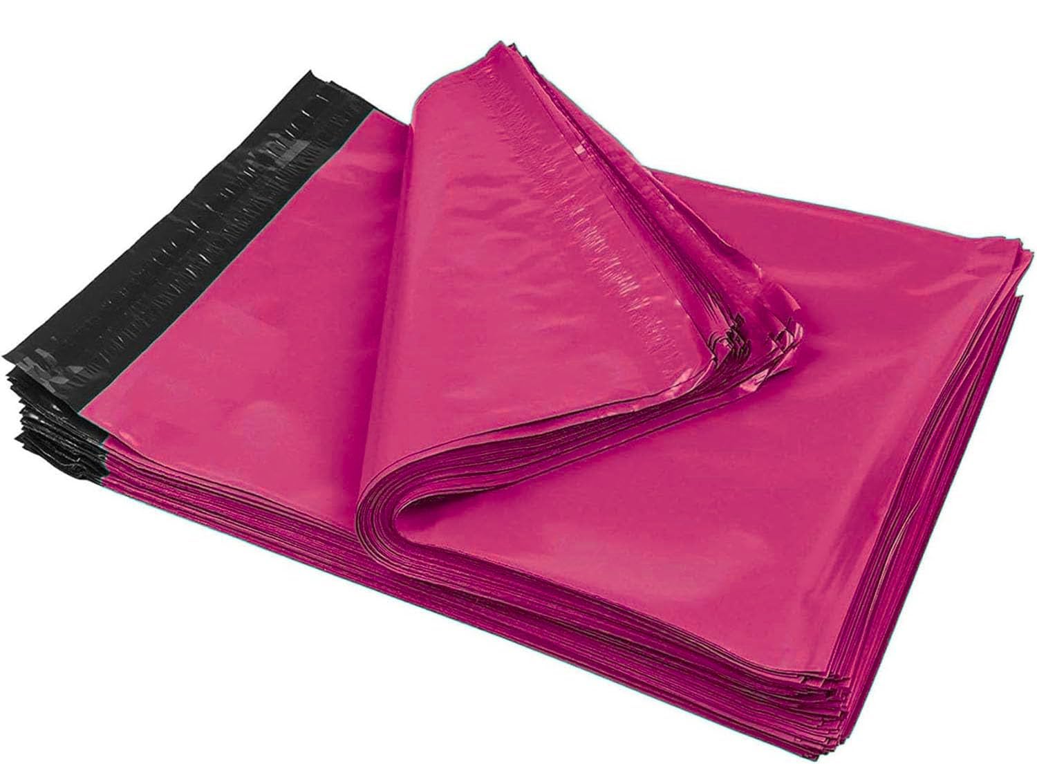 100 Pack 10x13 Inches Hot Pink Poly Mailer Envelopes - Lightweight Waterproof Shipping Bags for Ecommerce, Amazon FBA, eBay & Online Stores - Perfect for Clothing, Jewelry & Small Items
