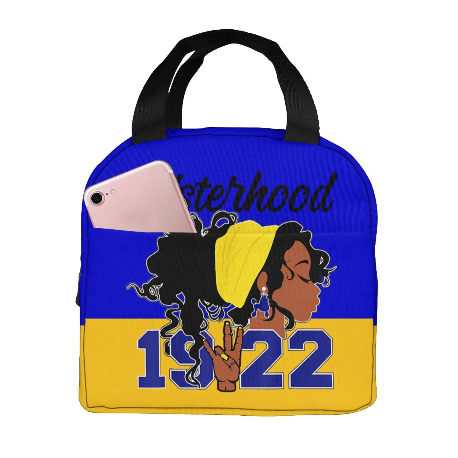 LMGSX Sigma Gamma Rho Insulated Lunch Bag - Portable Cooler for Travel, Picnic, Work & School - Sorority Gifts & Accessories - Perfect for Campus Life, Outdoor Adventures & Daily Commute