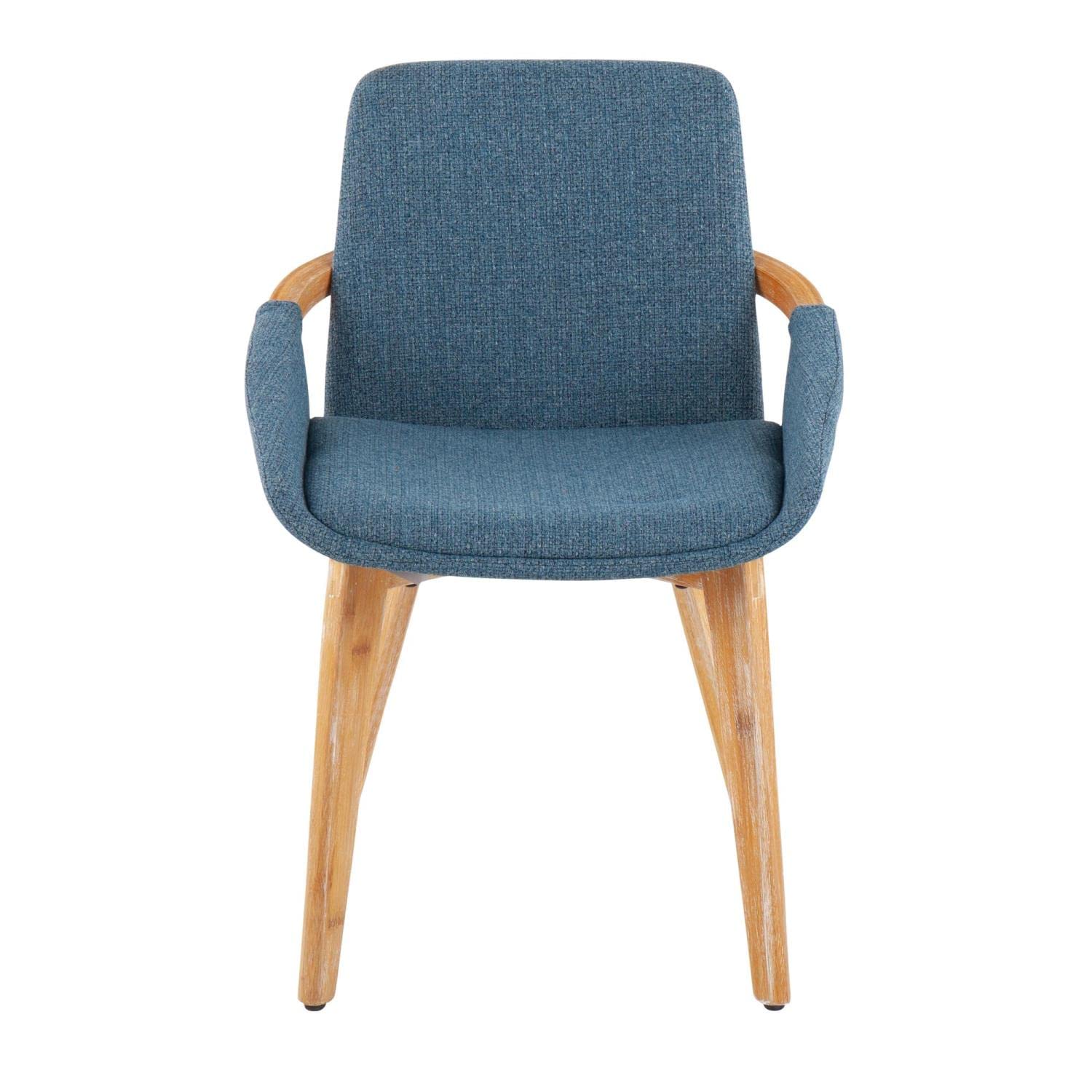 LumiSource Cosmo Chair - Mid-Century Modern Upholstered Dining Chair Set of 2, Comfortable Kitchen Chairs for Dining Table - Perfect for Home, Restaurant & Office Use