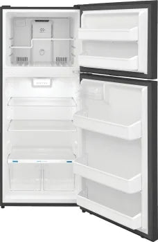 Frigidaire FFHT1822UV 17.6 Cu. Ft. Top Freezer Refrigerator - Energy Efficient Stainless Steel Appliance for Kitchen, Home & Office Use