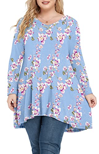 C07 Long Sleeve Fl Blue