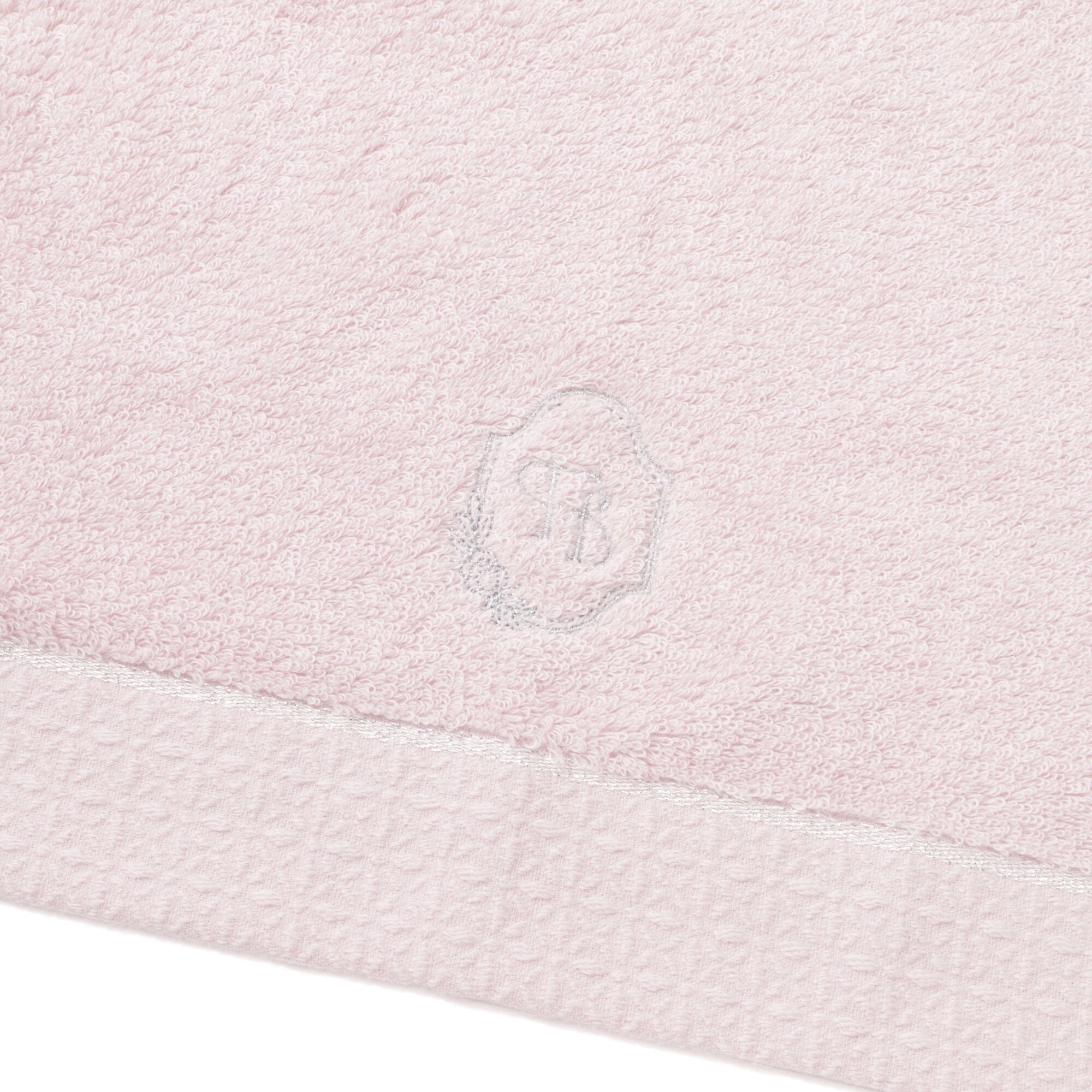 Embroidered Soft Face Towel - Premium Pink Bath Towel for Gentle Skincare & Makeup Removal - Perfect for Spa, Gym, Travel & Daily Beauty Routine