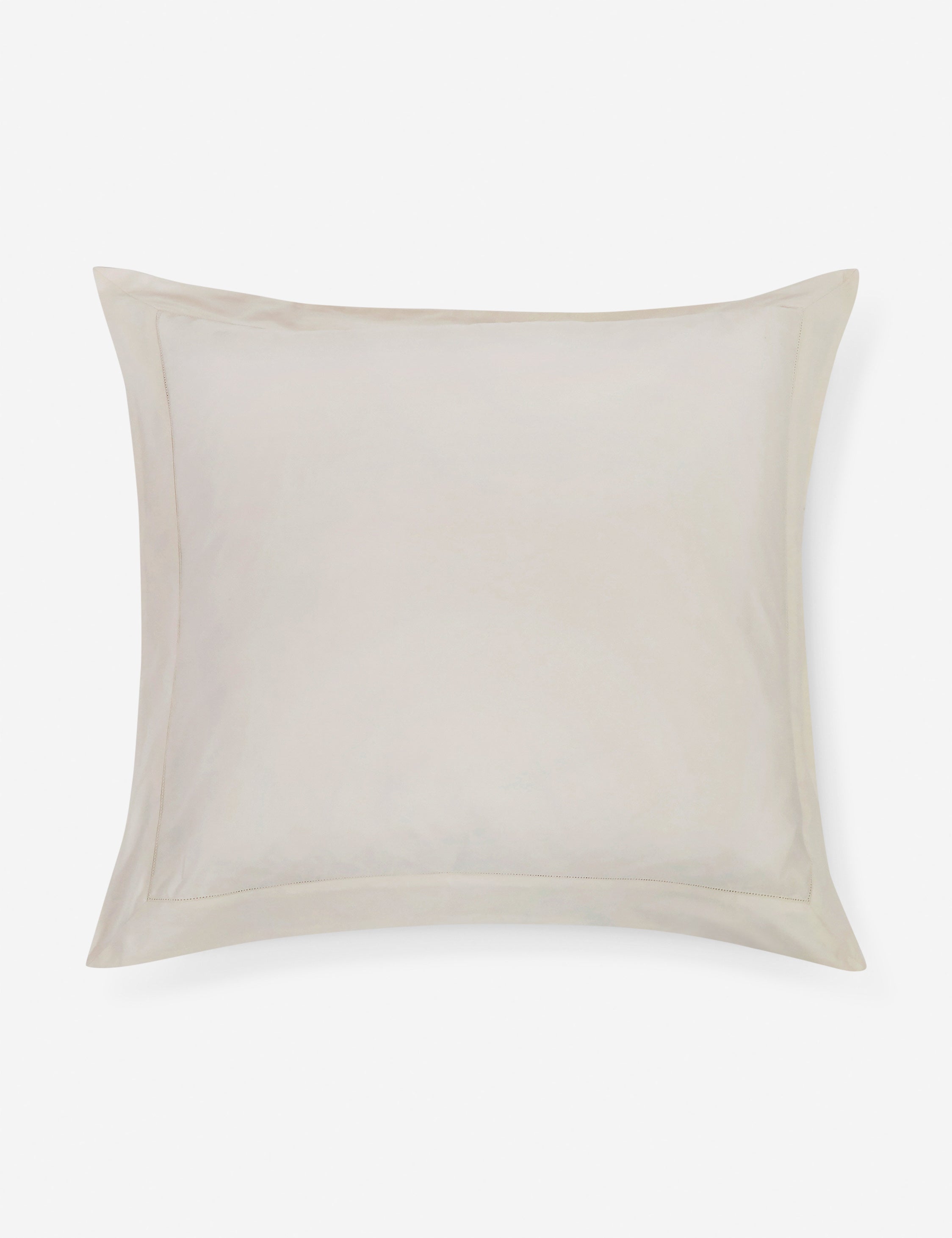 Classico Hemstitch Cotton Sateen Sham by Pom Pom at Home - Luxury Bedding Pillowcase for Master Bedroom & Guest Room Decor