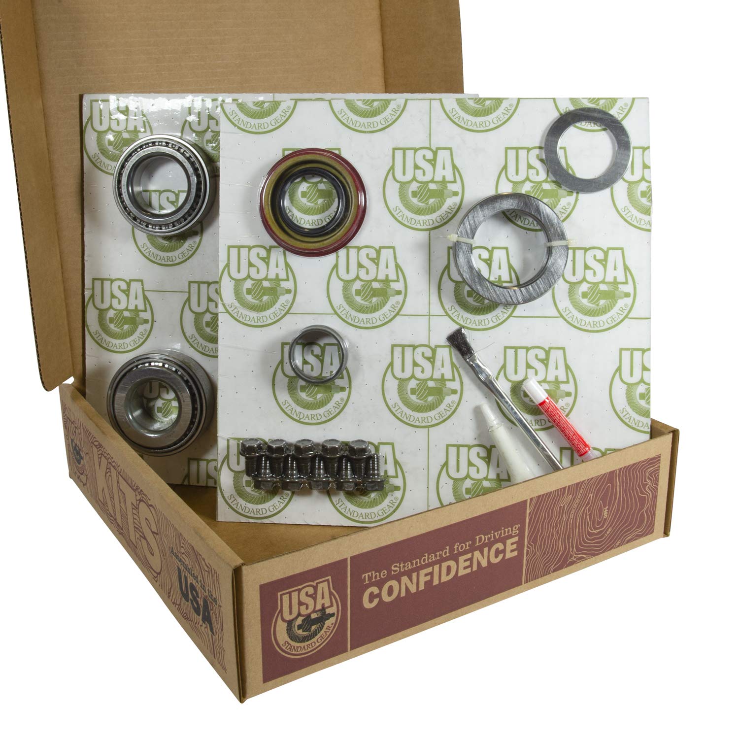 USA Standard Gear (ZK GM8.2) Master Overhaul Kit for GM 8.2 10-Bolt Differential - Complete Rebuild Kit with Bearings & Seals - Perfect for Chevy, GMC, Cadillac Truck & SUV Differential Repair