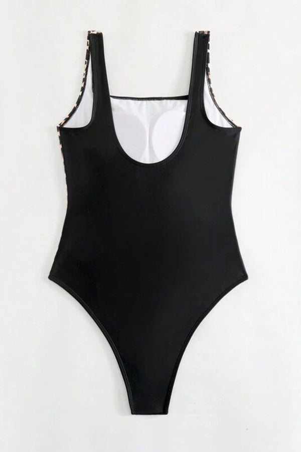 Stylish Leopard Print One Piece Swimsuit - Backless Stretch Bathing Suit for Women | Perfect for Beach Vacations, Pool Parties & Summer Getaways