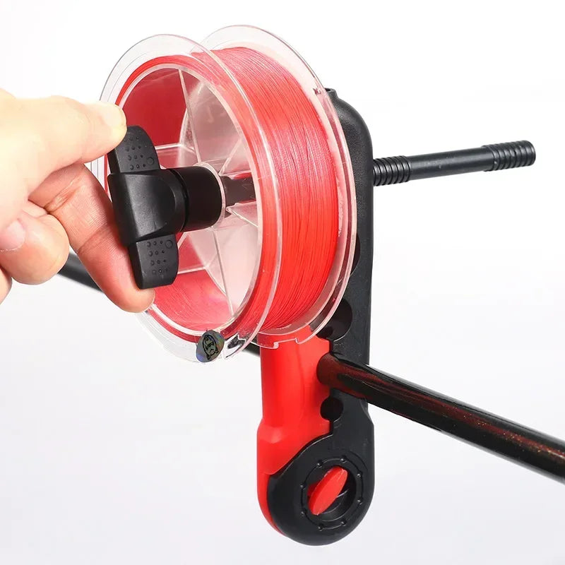 Portable Fishing Line Winder Tool - Easy Spooling for Spinning & Baitcasting Reels - Perfect for Freshwater & Saltwater Fishing, DIY Line Replacement at Home or On-the-Go