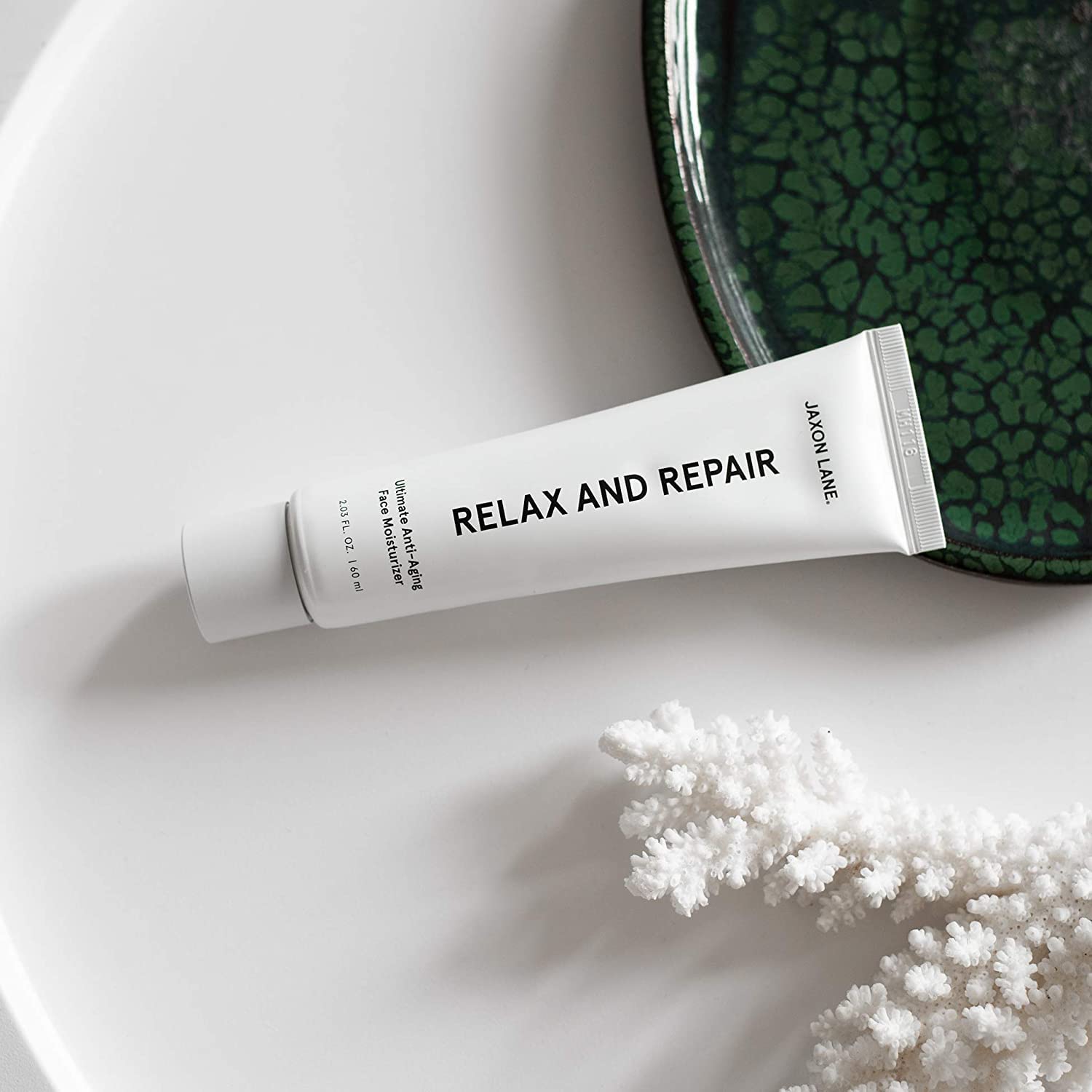 RELAX AND REPAIR Anti-Aging Face Moisturizer for Men | Wrinkle Reduction Night Cream & Eye Treatment with Niacinamide, Hyaluronic Acid, Vitamin E & Ceramides | Hydrating Skincare Set by Jaxon Lane (4 Tubes) | Perfect for Daily Routine & Travel Skincare