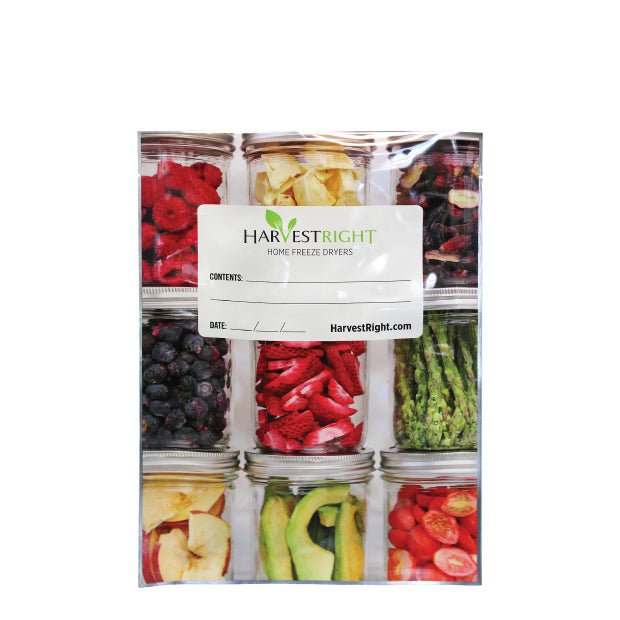 Harvest Right Mylar Bags (50 Pack) - Airtight Food Storage for Long-Term Preservation | Perfect for Freeze Drying, Emergency Preparedness & Camping Supplies
