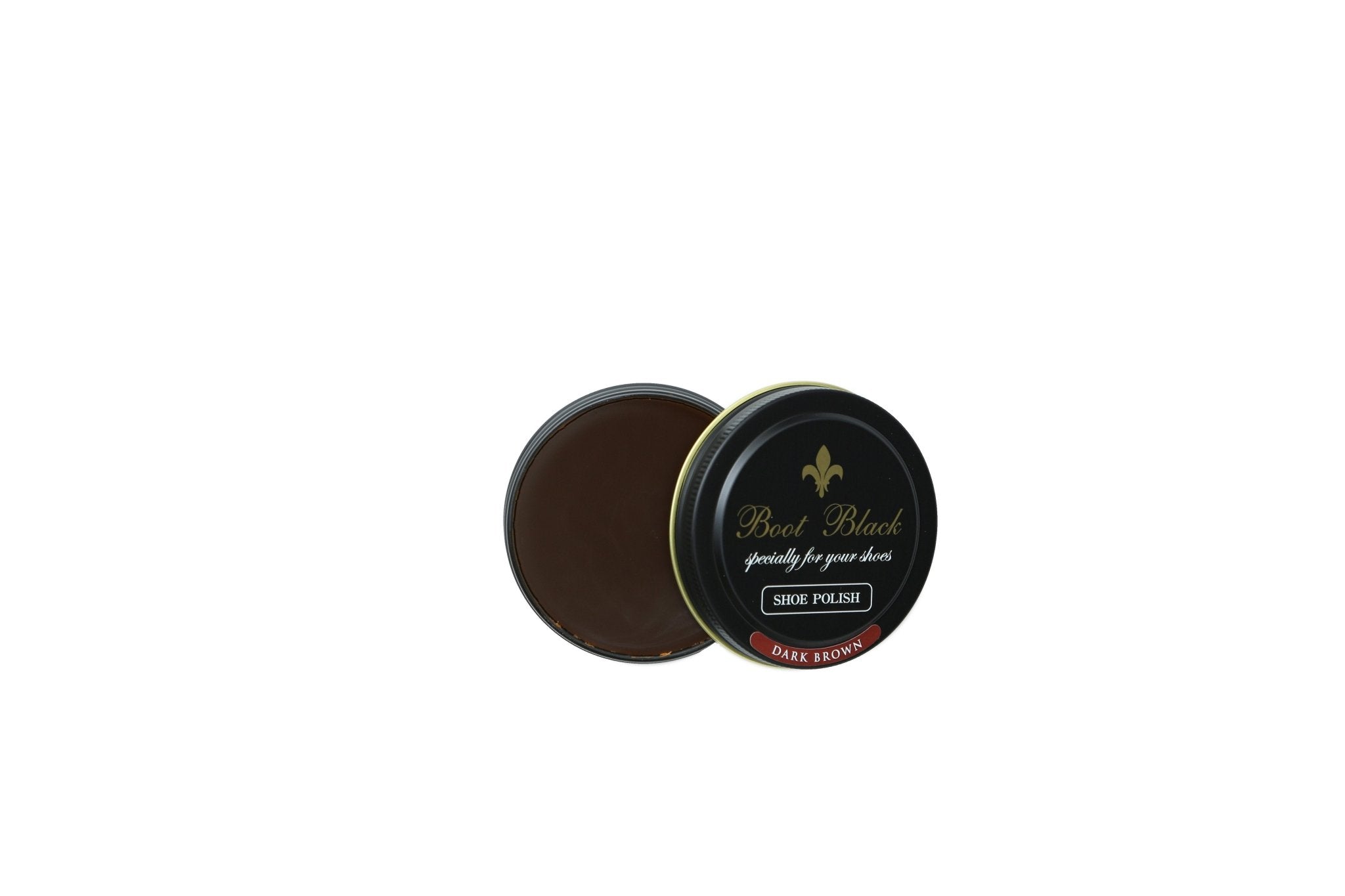 Premium BOOT BLACK Shoe Polish - Dark Brown Leather Care for Boots, Shoes & Accessories | Restores Shine & Protects | Ideal for Work Boots, Dress Shoes & Leather Bags