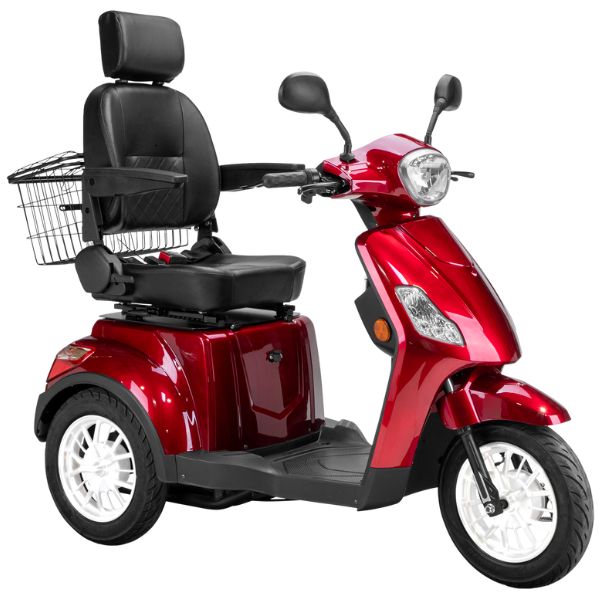 Bespoke Legacy Full Size 3 Wheel Mobility Scooter for Adults - Lightweight Electric Scooter with Long Battery Life - Perfect for Outdoor, Shopping & Travel