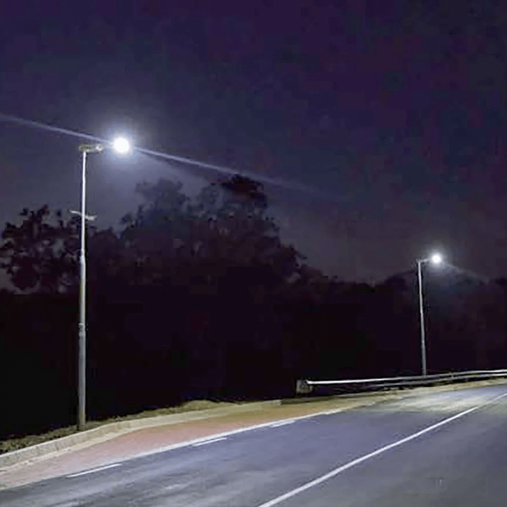 100W Solar LED Street Light - 18000 Lumens 5000K Brightness - All-in-One Solar Parking Lot Light with 3 Year Warranty | Outdoor Lighting for Driveways, Pathways, Parking Areas & Backyards