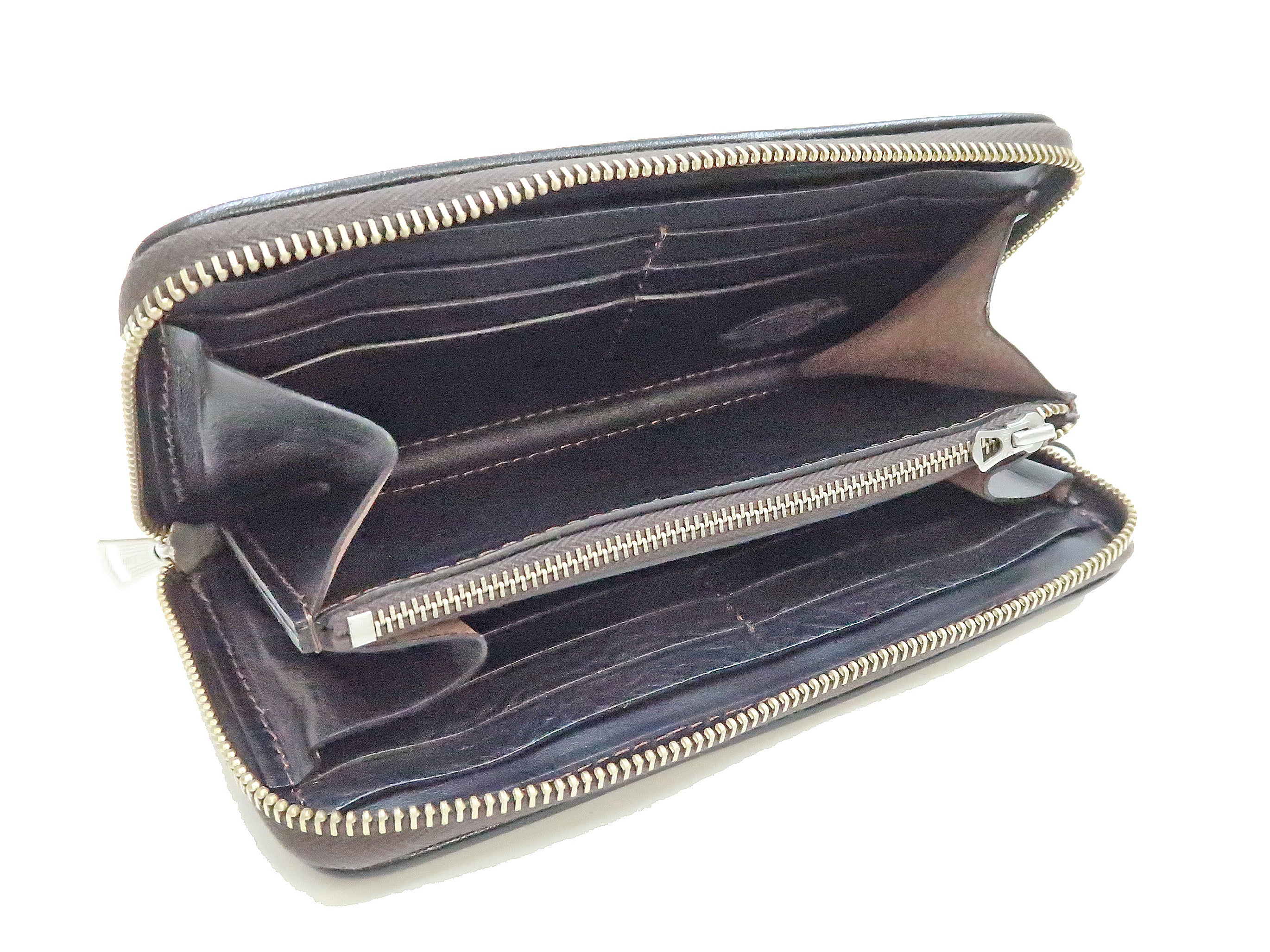 TOYS McCOY Men's Genuine Horsehide Leather Wallet - Premium Quilted Design with 3-Sided Zipper, RFID Protection & Multiple Card Slots | Perfect for Everyday Use, Travel & Business (TMA2506-030, Black)