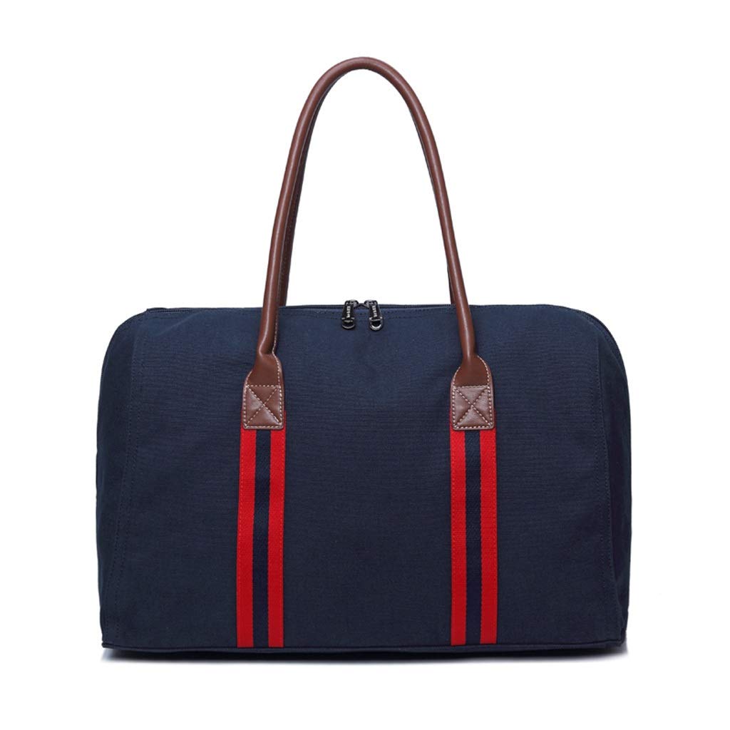 WANGXIAOLINYUNDONGBAO Travel Duffle Bag - Portable Multi-Functional Gym Bag for Sports, Fitness & Short Trips - Dark Blue (43x17x30cm) - Perfect for Gym, Yoga, Workout & Weekend Getaways