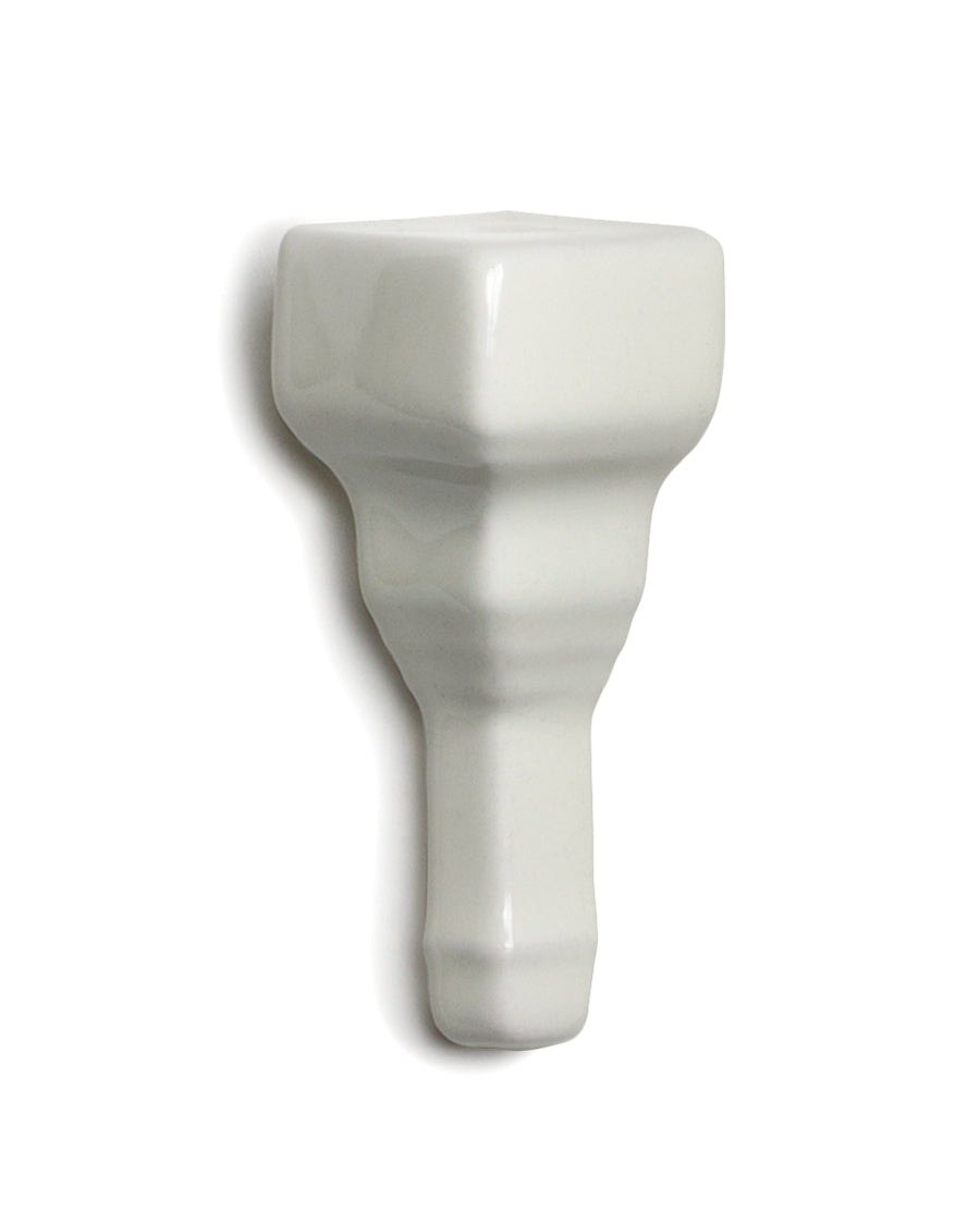 Kakel Victoria Classic Ivory White 5 x 20 cm Breast Molding Trim - Perfect for Home Renovation & Interior Decoration