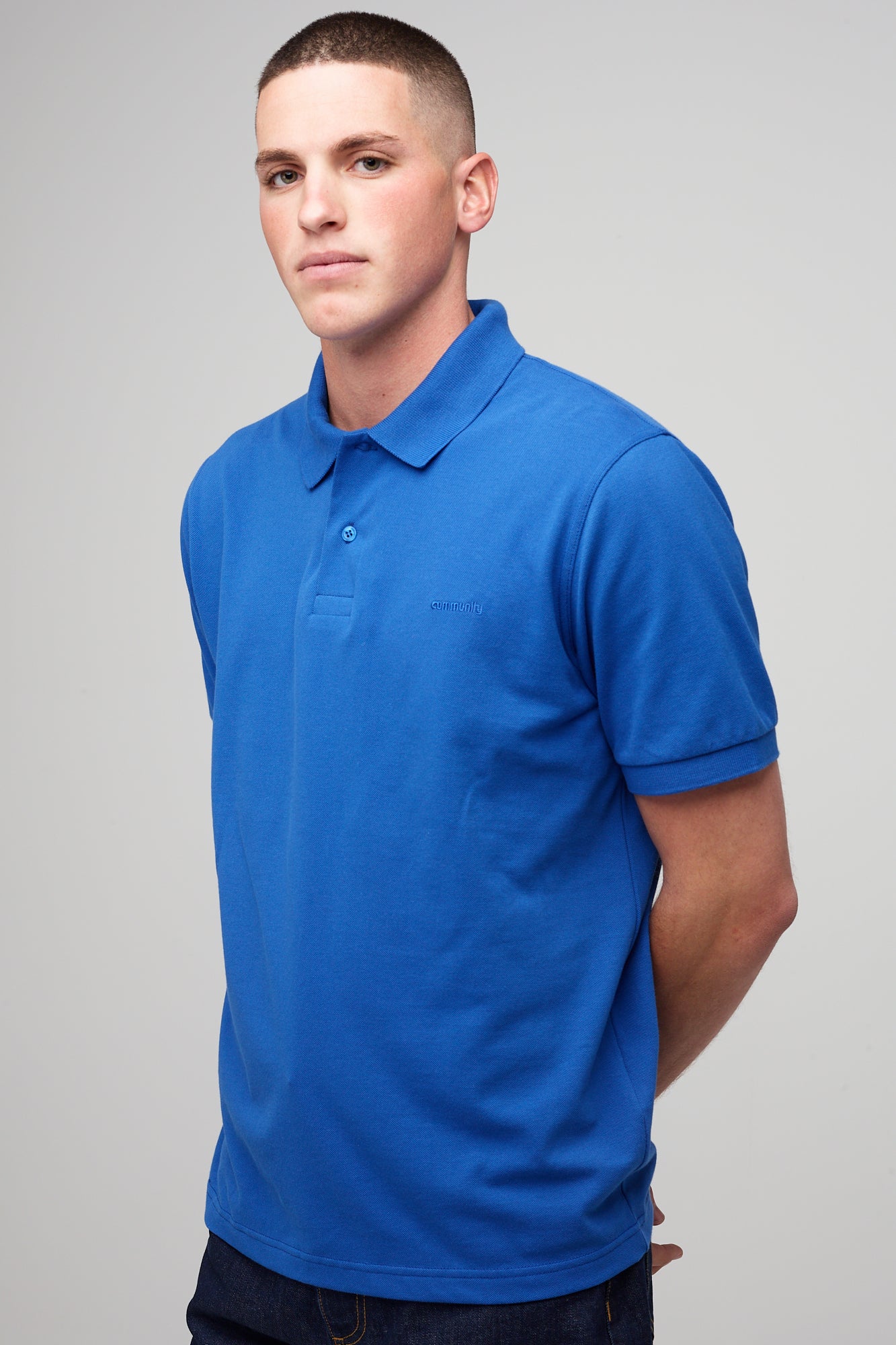 Men's Breathable Short Sleeve Polo Shirt - Cobalt Blue - Comfortable Cotton Blend for Casual Wear | Perfect for Golf, Office & Summer Outfits
