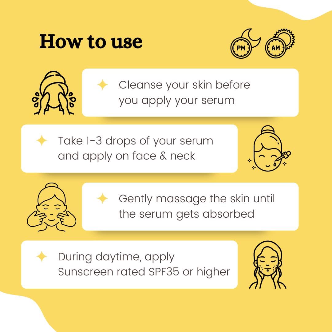 BLUSHLIN 10% Niacinamide Serum with Vitamin C & Alpha Arbutin - Brightening & Glowing Facial Serum for Oily, Acne-Prone Skin | Reduces Pores & Dark Spots with Zinc & Brown Rice Extract | 30ml | Perfect for Daily Skincare Routine & Nighttime Use