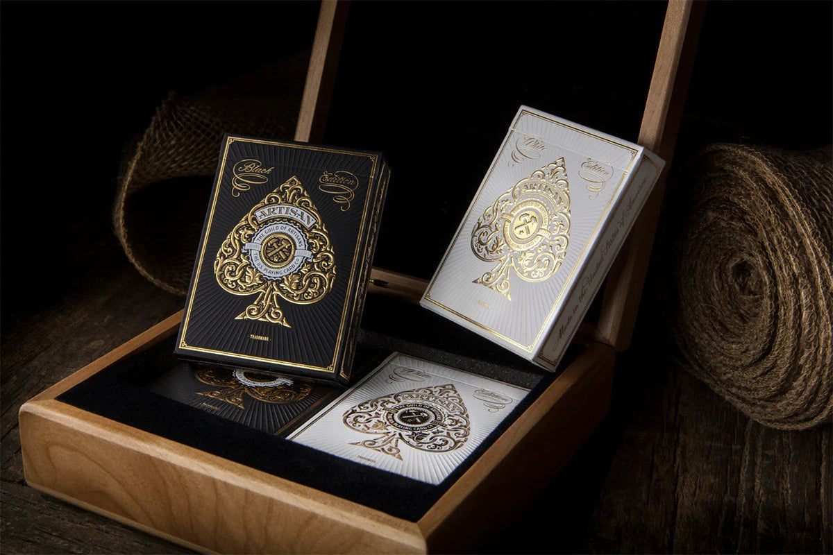 Premium Artisan Playing Cards - Luxury Edition Box Set for Poker, Magic Tricks & Collectibles | Elegant Gift for Card Game Enthusiasts