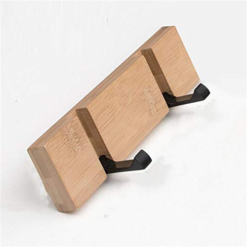 BAPYZ Natural Wood Wall Hooks - Invisible Coat Rack for Clothes Storage, Home Decor & Organization - Perfect for Bedroom, Entryway, Closet & Bathroom Hanging Storage