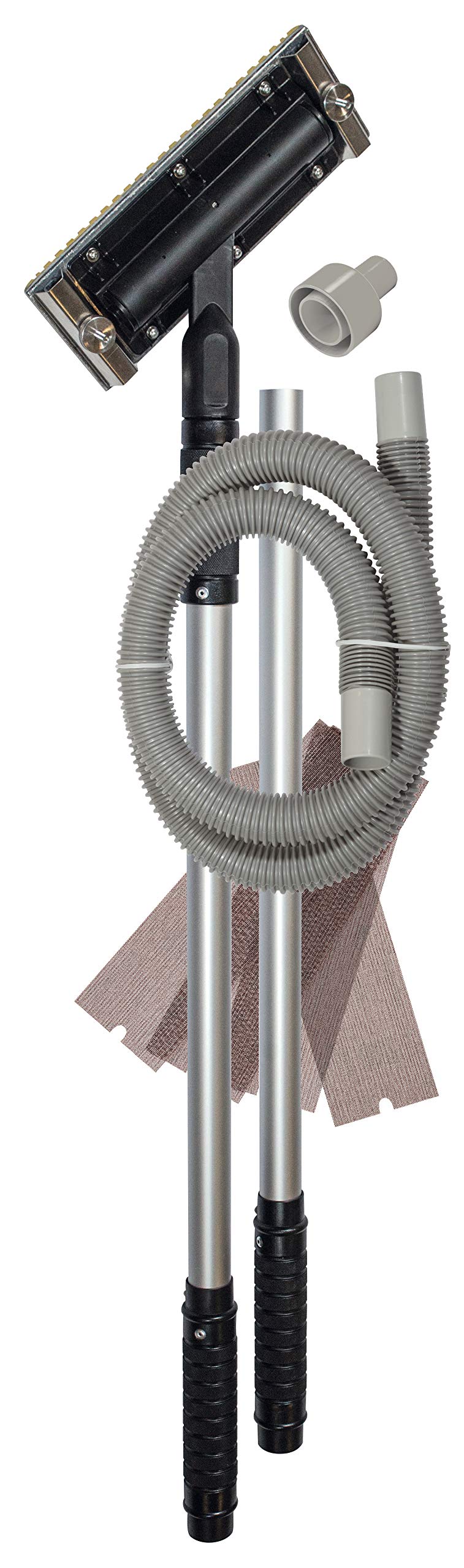 HYDE 09180 Dust-Free Vacuum Sander - Professional Pole Sander for Drywall, Wood & Paint Prep | Ideal for Home Renovation & Construction Projects