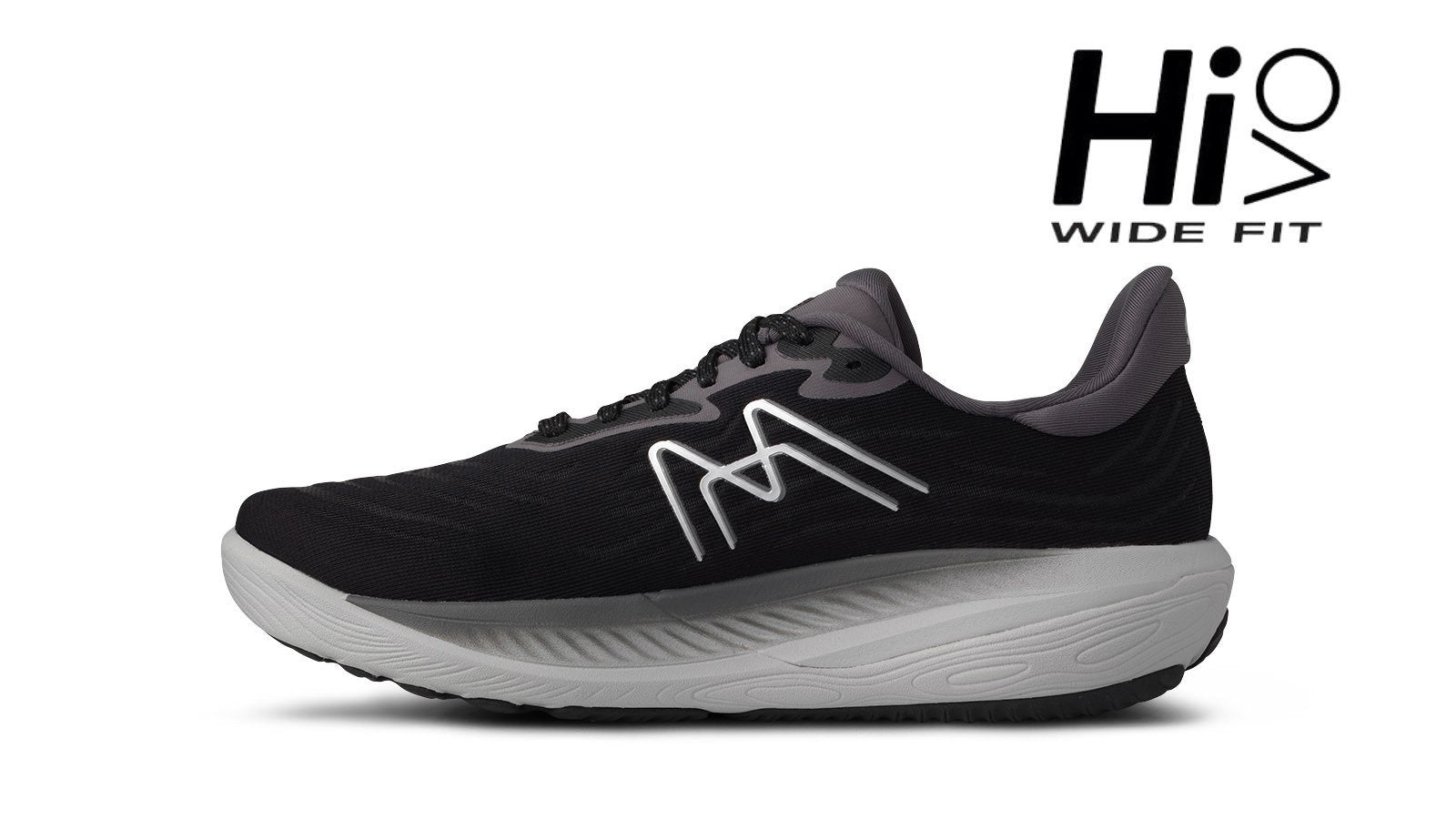 Men's IKONI 3.0 HIVO Running Shoes - Black/Quiet Shade - Lightweight Athletic Sneakers for Jogging, Gym Workouts & Casual Wear