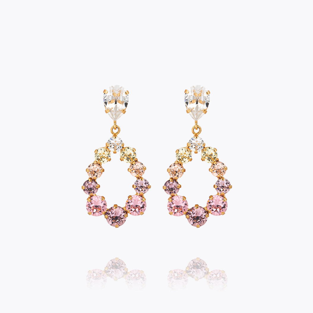 Delia Pastel Rainbow Earrings for Women - Dainty Stud Earrings Set - Perfect for Everyday Wear, Parties & Gifts