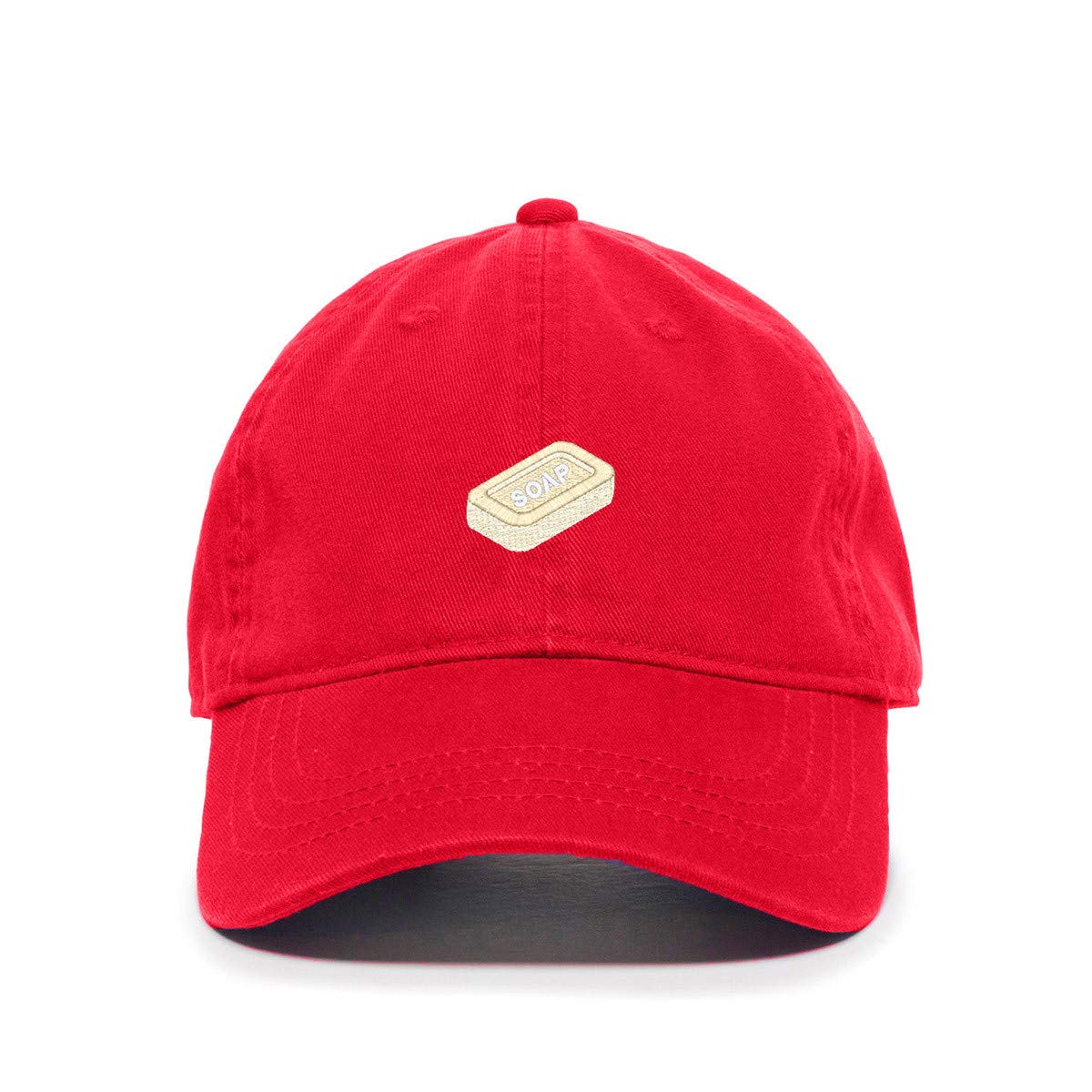 Baseball Cap with Embroidered Hand Soap Design - Adjustable Cotton Dad Hat for Men - Perfect for Baseball Games, Outdoor Activities & Casual Wear