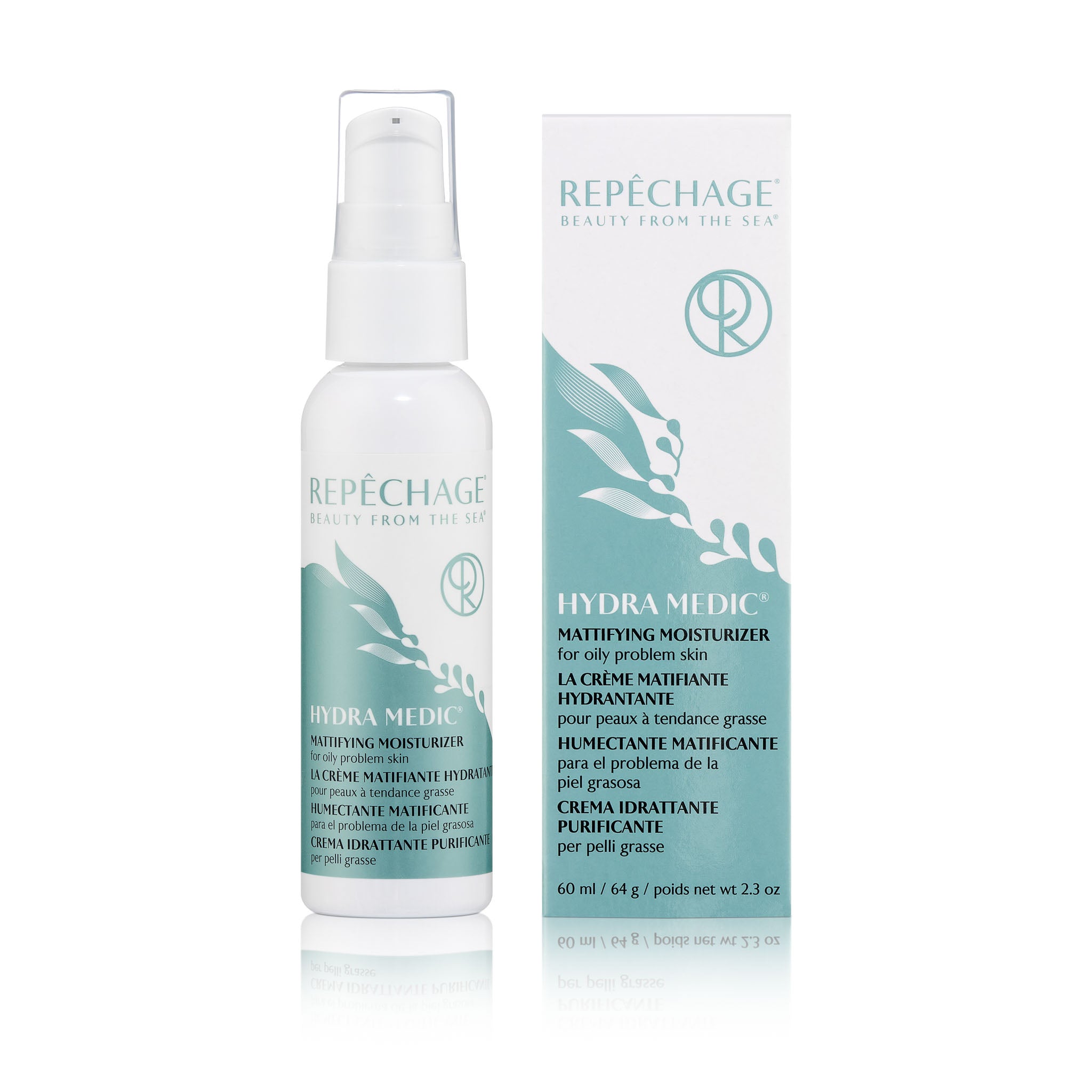 Hydra Medic® Mattifying Moisturizer for Oily Skin - Oil-Free Hydrating Face Cream with Hyaluronic Acid | Daily Skincare for Shine Control & Moisture Balance | Perfect for Day & Night Use