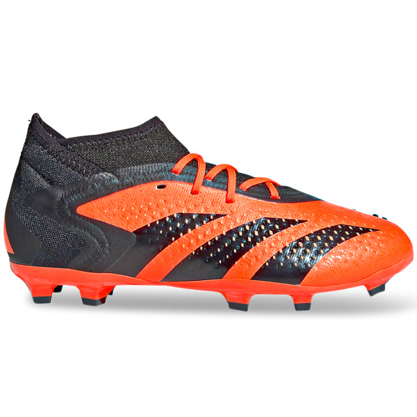 Adidas Jr. Predator Accuracy.1 FG Soccer Cleats for Kids - Solar Orange/Black - Lightweight Football Shoes for Youth Players - Perfect for Field Matches and Training Sessions