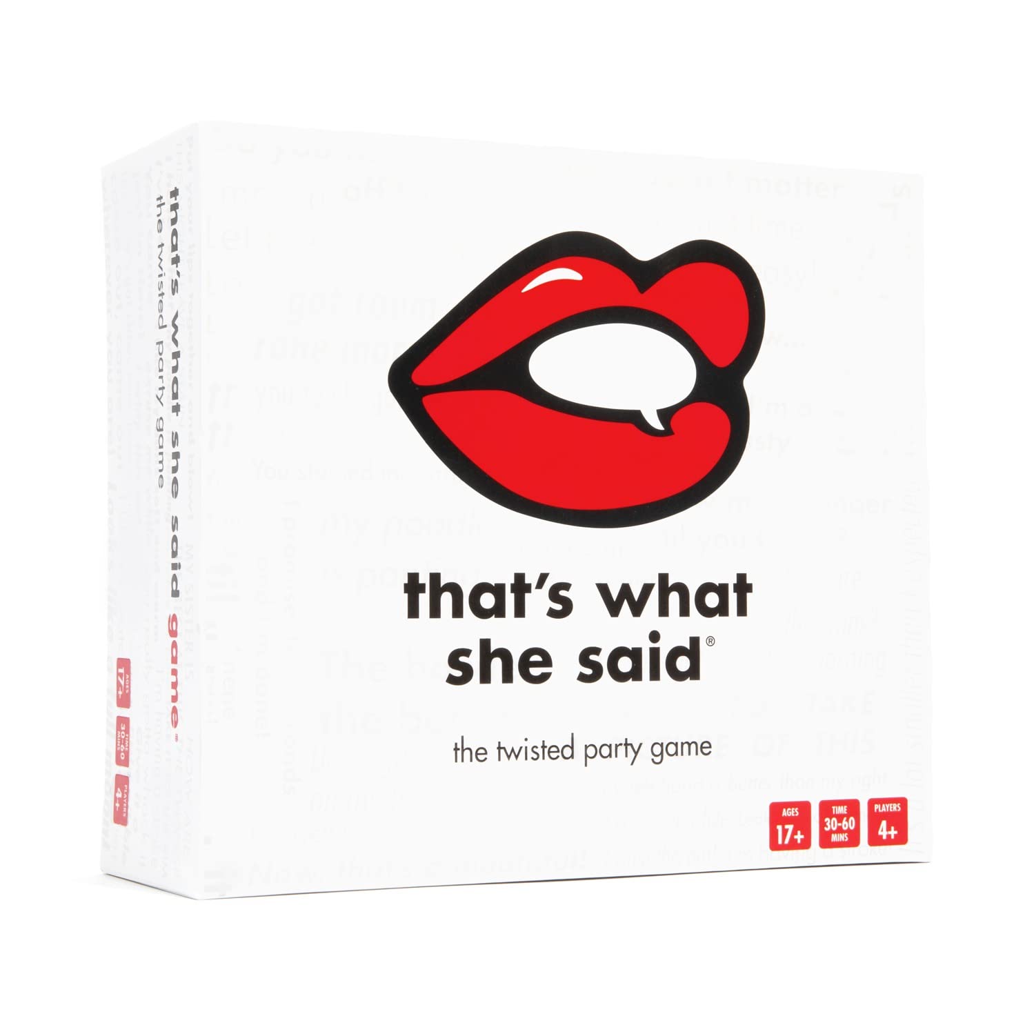 That's What She Said Game - Hilarious Adult Party Card Game for Ages 17+ | Perfect for Bachelorette Parties, Game Nights & Icebreaker Activities