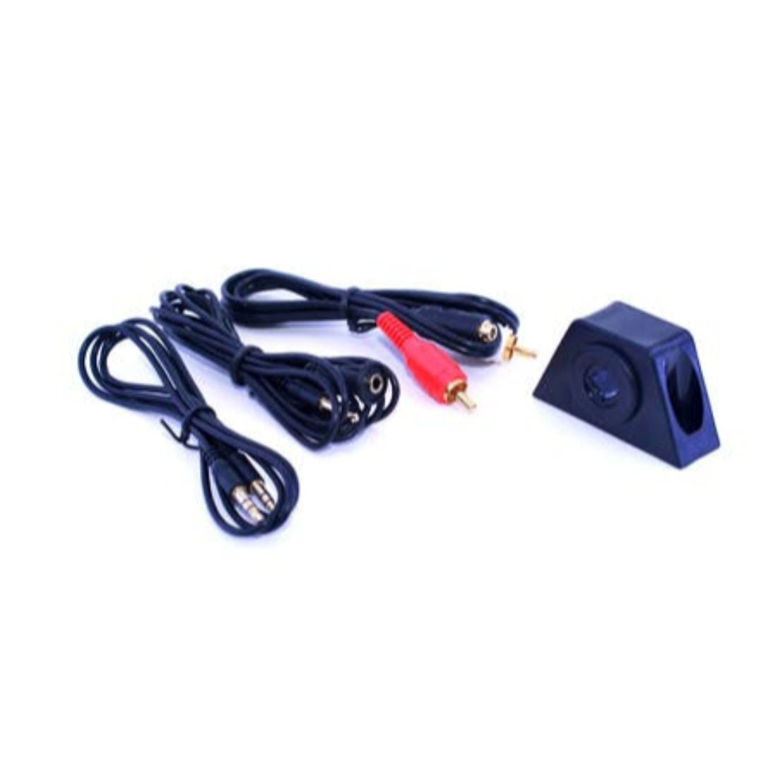 Crux 3.5mm DASH KIT - Universal Car Dash Mount & Under Dash Mount Audio Input Jack Adapter for Smartphones, MP3 Players | Perfect for Hands-Free Music Streaming & GPS Navigation in Vehicles