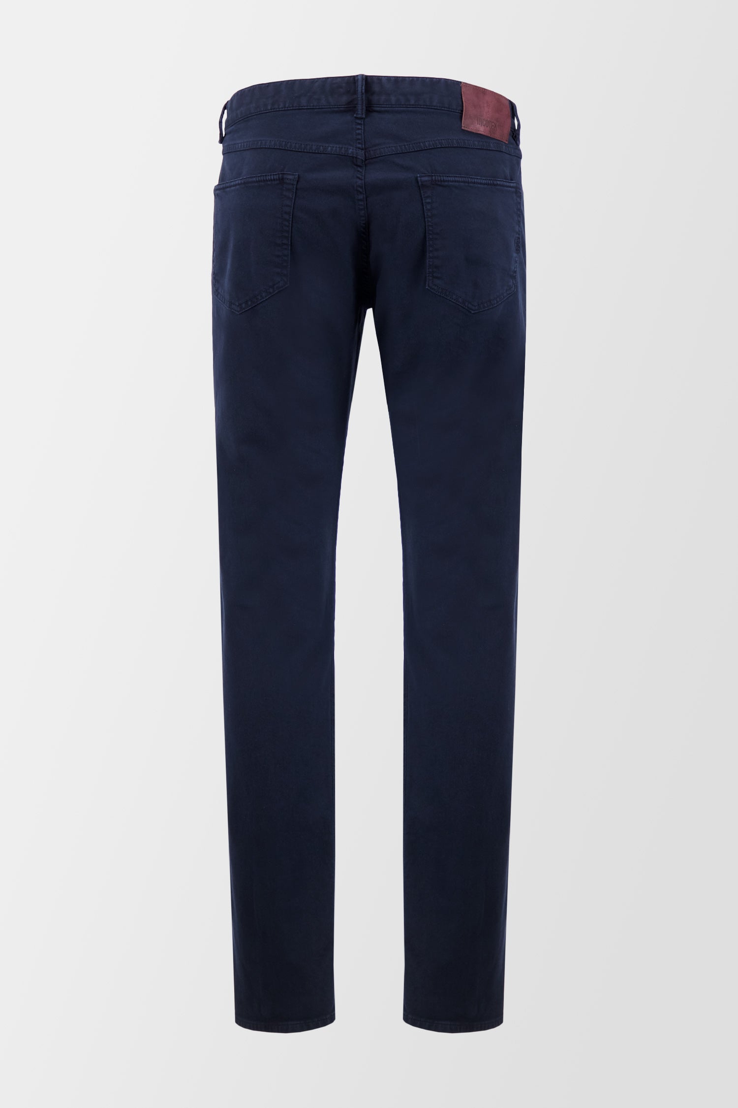 Premium Incotex Dark Blue Dress Pants for Men - Slim Fit Business Casual Trousers - Perfect for Office, Meetings & Formal Events