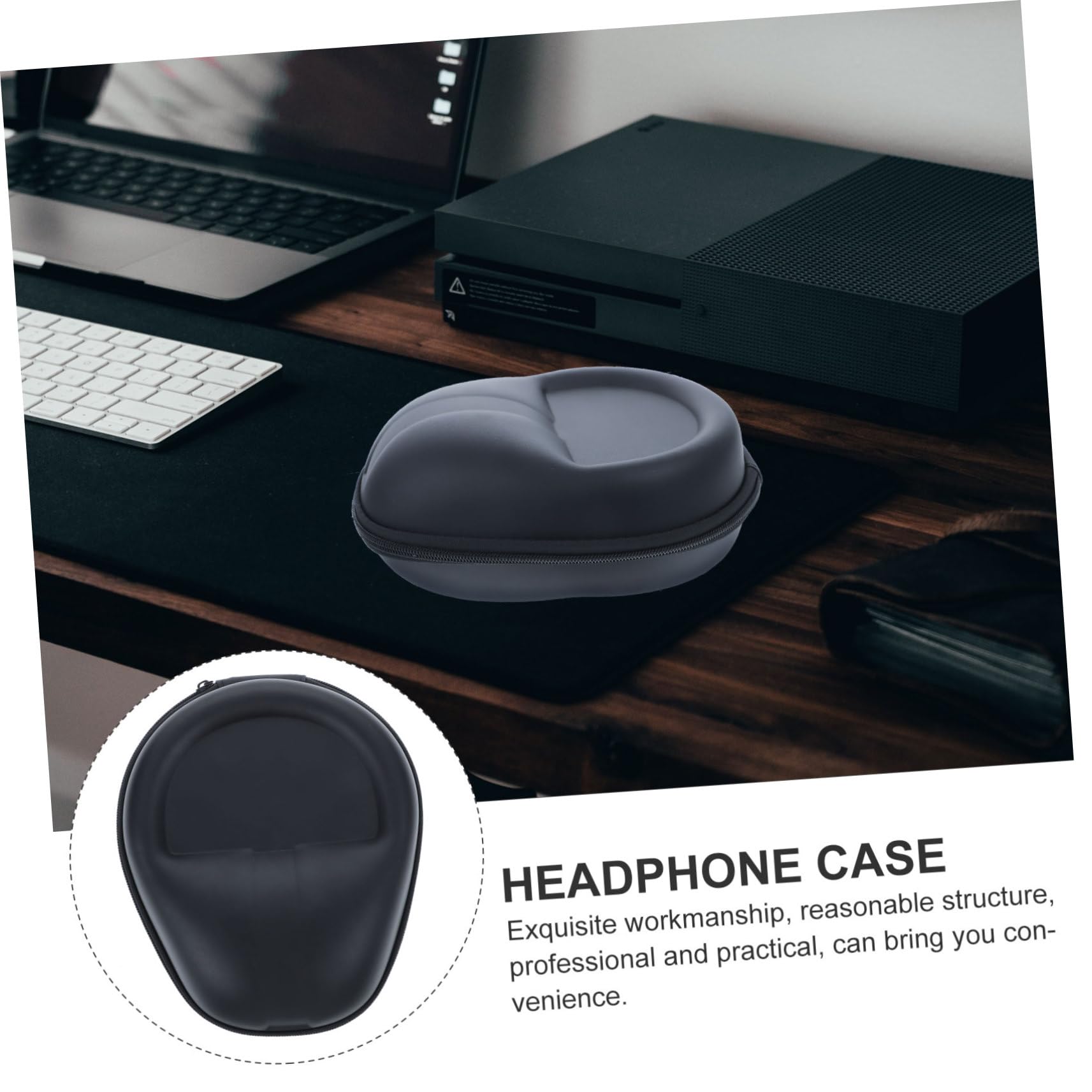 Mikikit Premium Zipper Storage Bags for Headphones & Earbuds - Durable Carrying Case with Zipper Closure - Perfect for Travel, Gym, Office & Daily Use